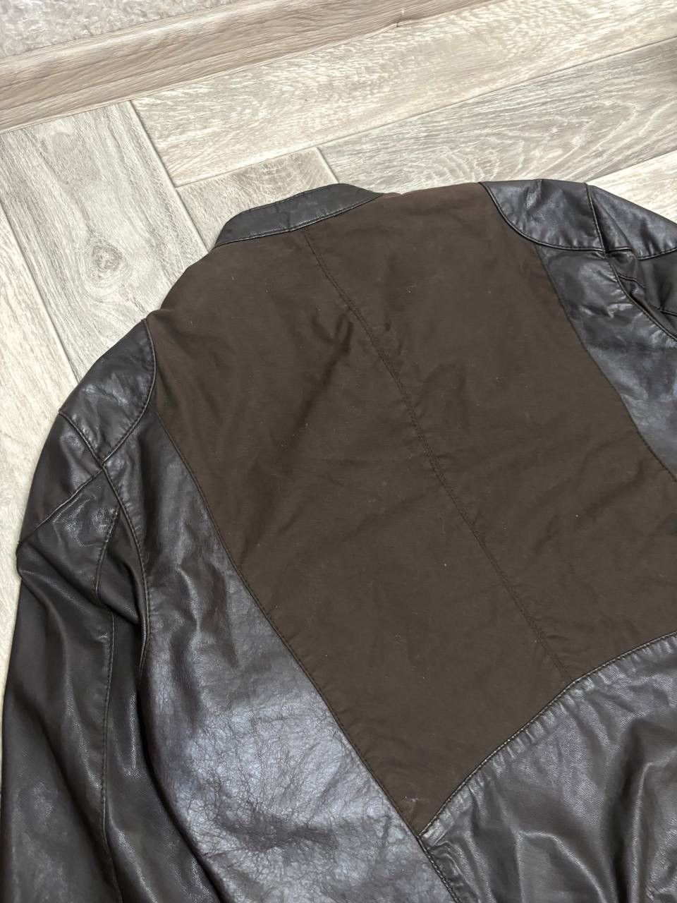 Armani Vintage Armani Jeans Leather Jacket for 30 years Armani Y2k Size US XL / EU 56 / 4 - 17 Thumbnail