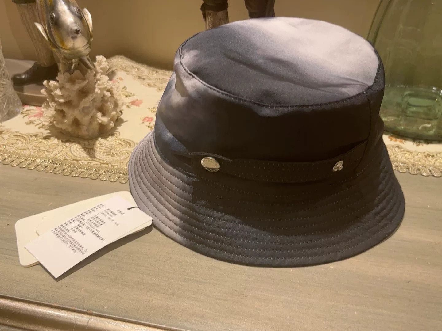 Alexander McQueen Alexander McQueen Midnight Blue Bucket Hat Size ONE SIZE - 2 Thumbnail