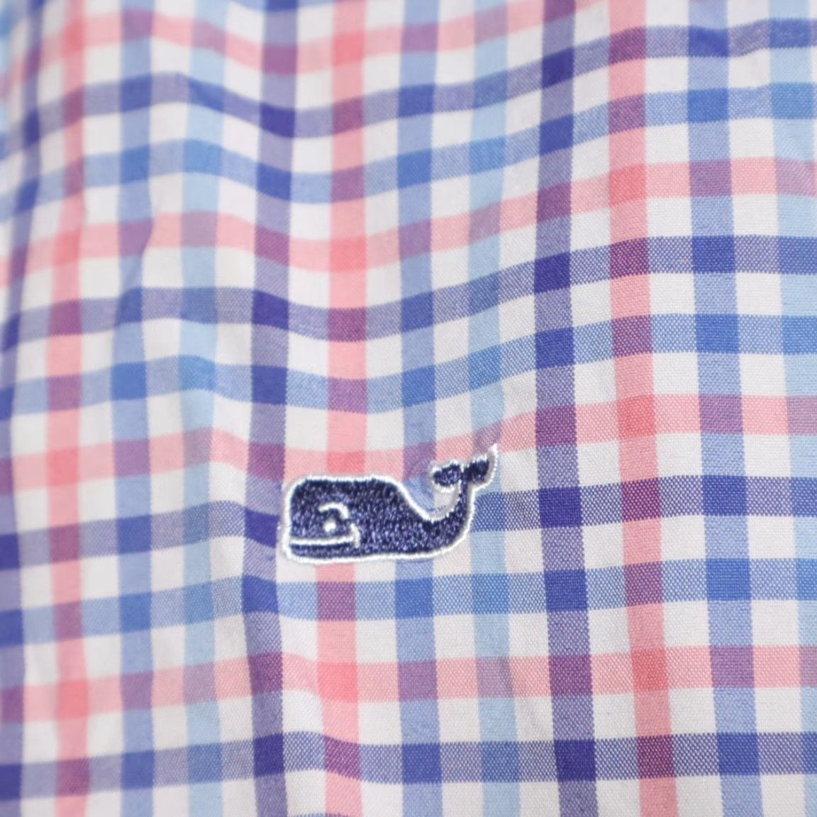 Vineyard Vines Vineyard Vines Performance Whale Gingham Button Down Shirt Red 2XL Mens Shirt Size US XXL / EU 58 / 5 - 7 Thumbnail