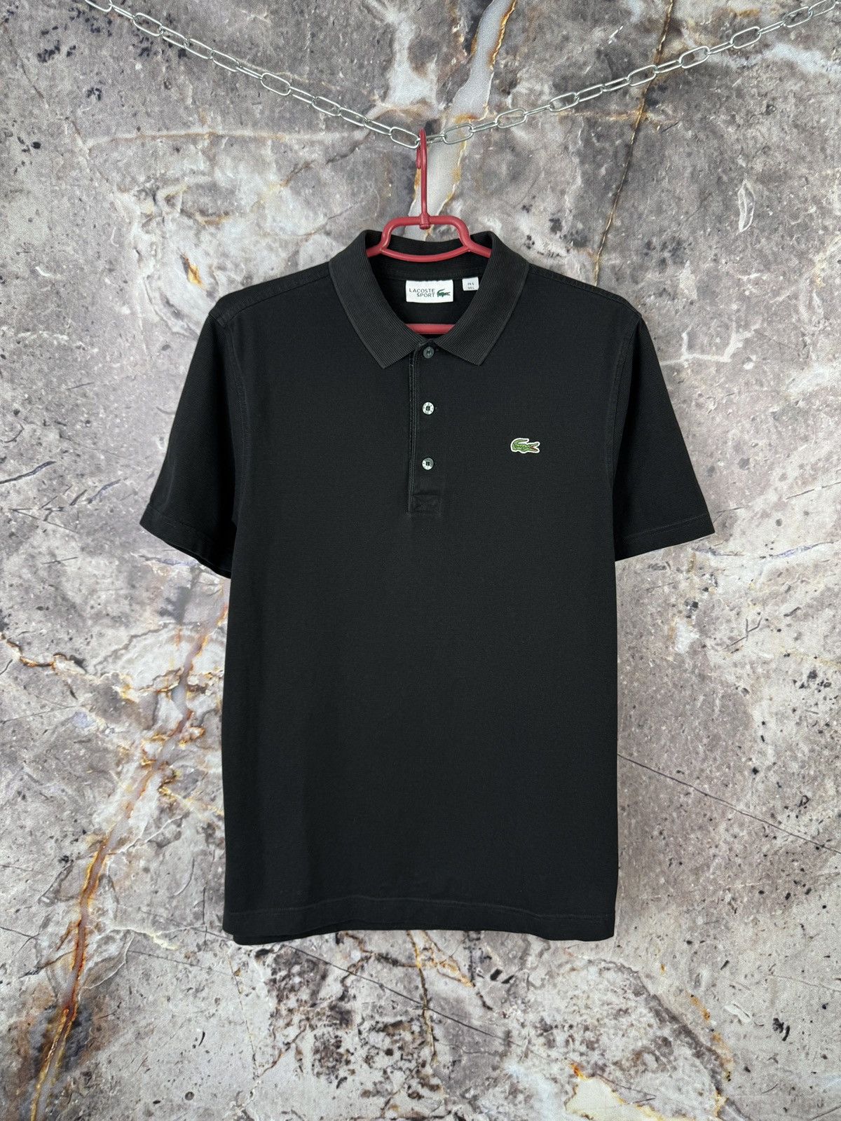 Lacoste Men’s Lacoste Polo Shirt Black Size Large Size US L / EU 52-54 / 3 - 1 Thumbnail