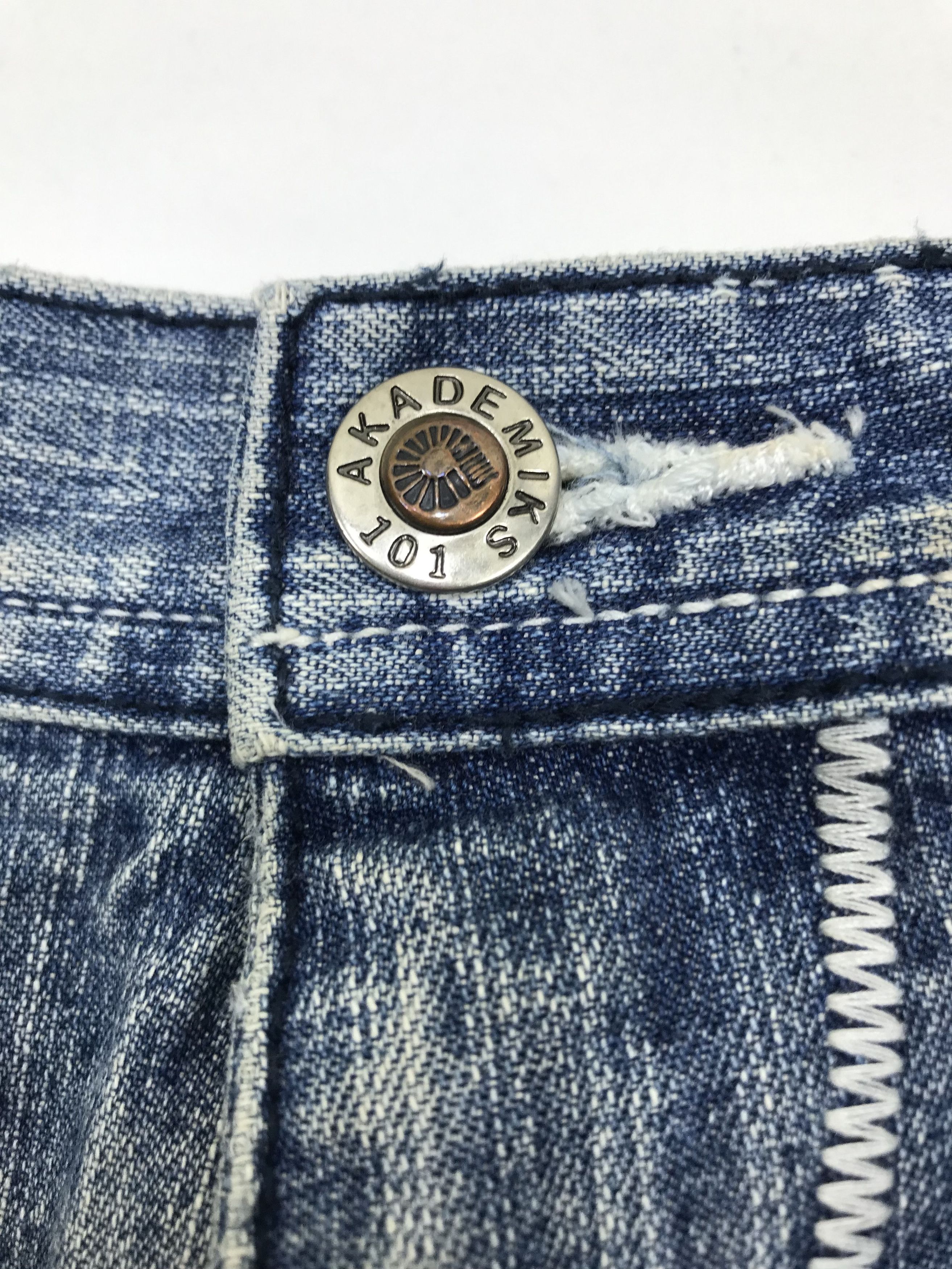 Akademiks Baggy Jeans Akademiks Distressed Design Wide Denim Size US 36 / EU 52 - 11 Thumbnail