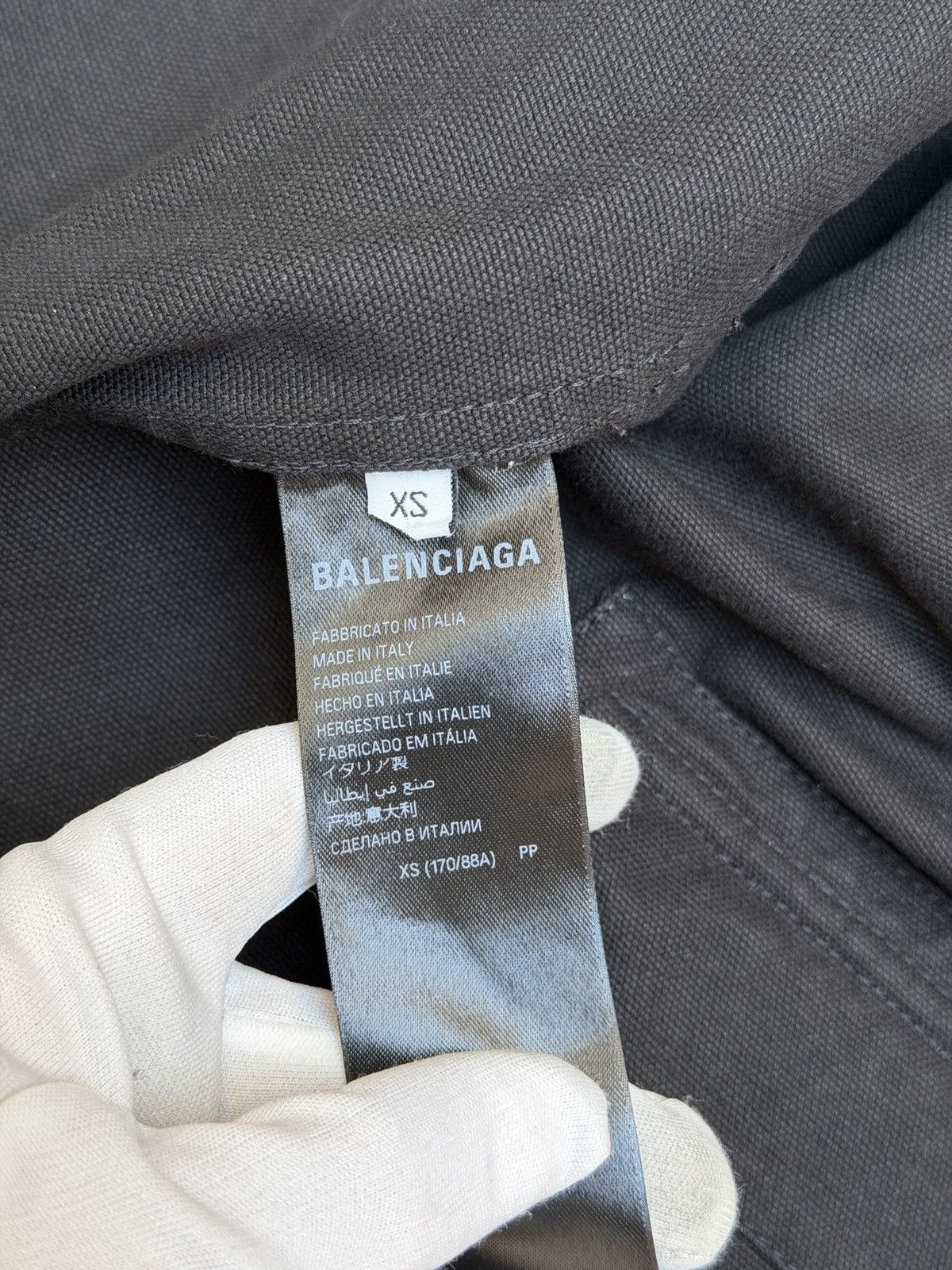 Balenciaga Balenciaga Hooded Studded Zip Up Jacket Black Size US XS / EU 42 / 0 - 16 Thumbnail