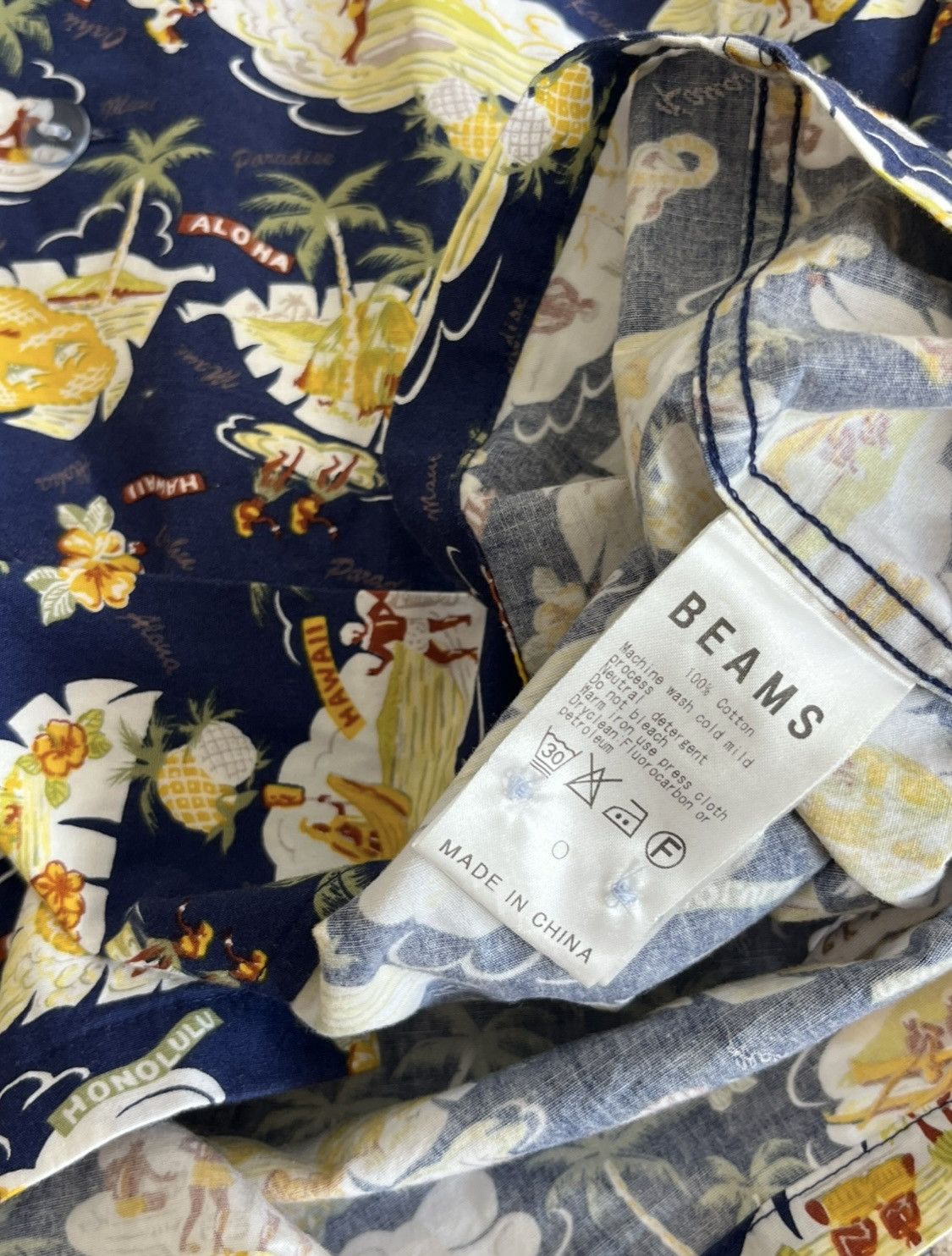 Beams Japan Hawaiian Print Shirt Size US S / EU 44-46 / 1 - 4 Thumbnail