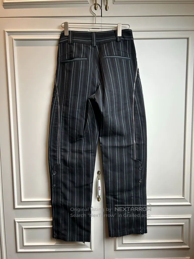 Kiko Kostadinov Kiko Kostadinov size S Irene wool striped zipper pants Size US 27 - 4 Thumbnail