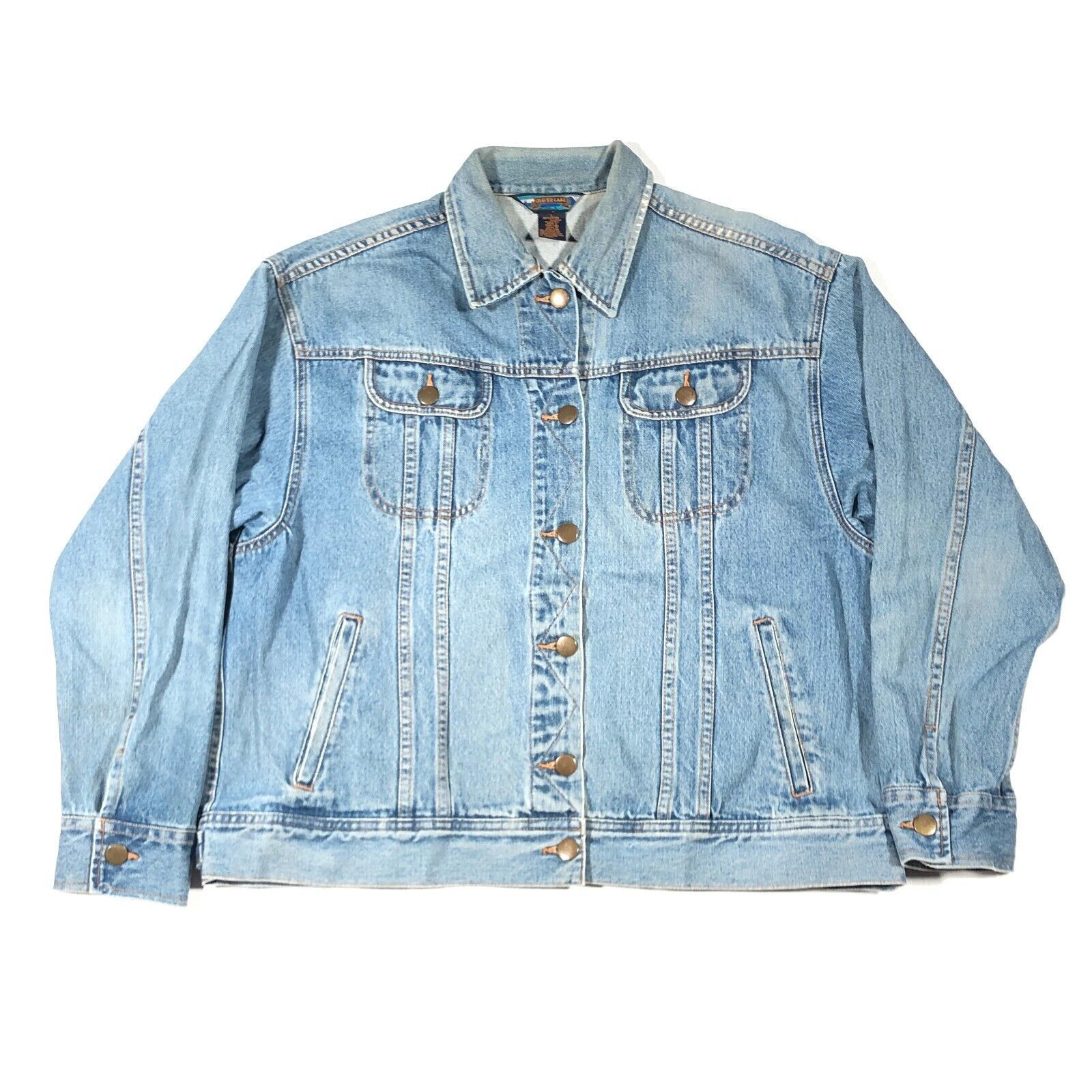 Shaver Lake × Vintage Shaver Lake Blue Denim Trucker Jacket size Large L B8 Size US L / EU 52-54 / 3 - 1 Thumbnail