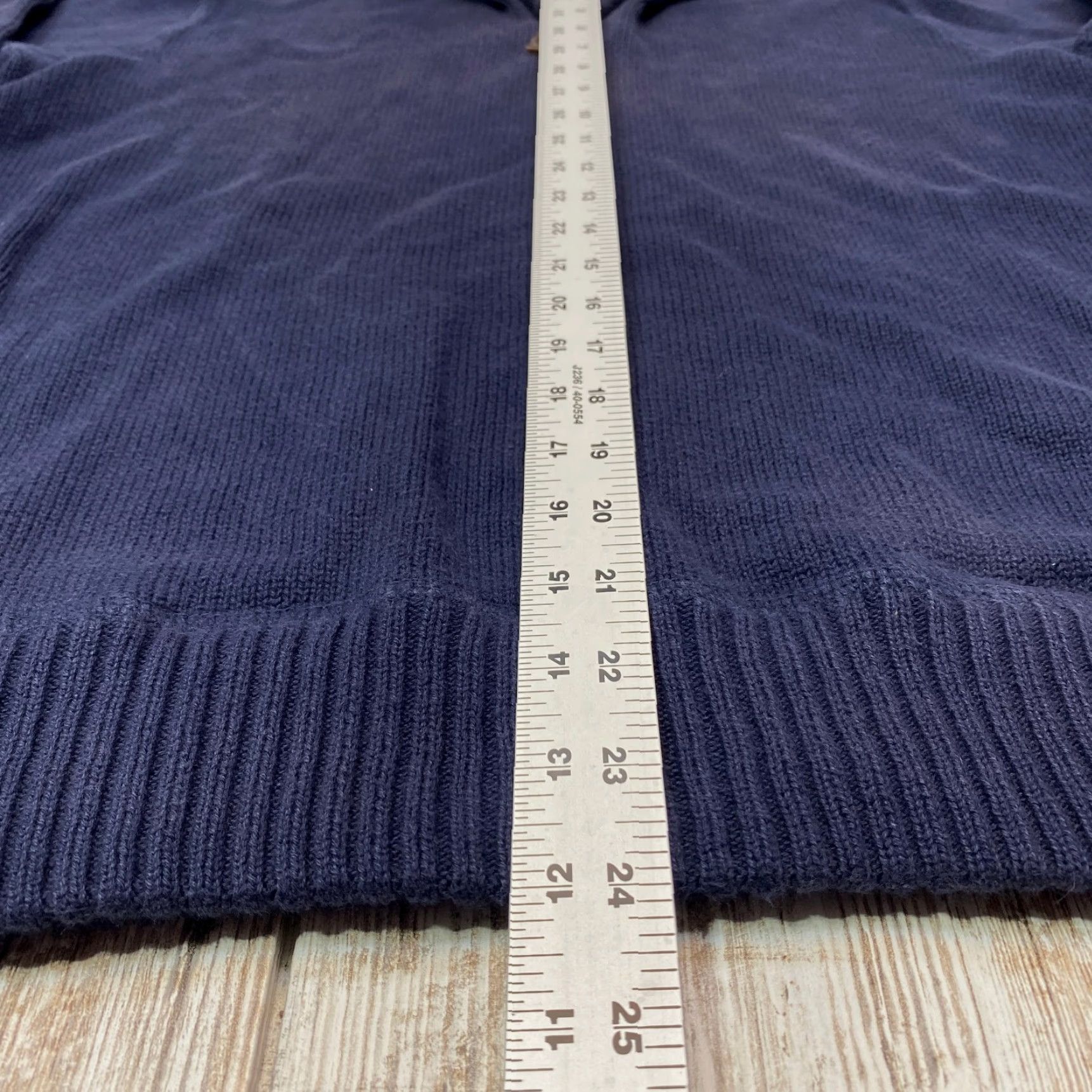 Eddie Bauer Eddie Bauer 1/4 Zip Sweater Men’s M Navy Blue 100% Combed Cotton 7538 Size US M / EU 48-50 / 2 - 7 Thumbnail