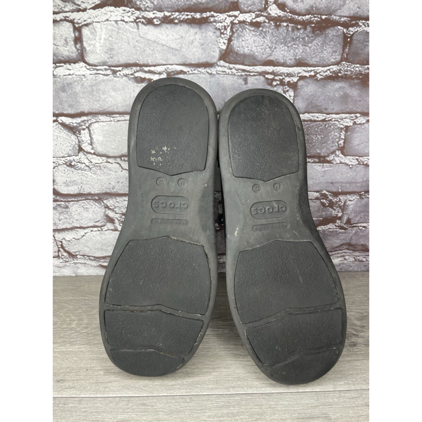 Crocs Crocs Venture Black leather Casual Oxfords lace up Comfort S Size US 12 / EU 45 - 20 Thumbnail