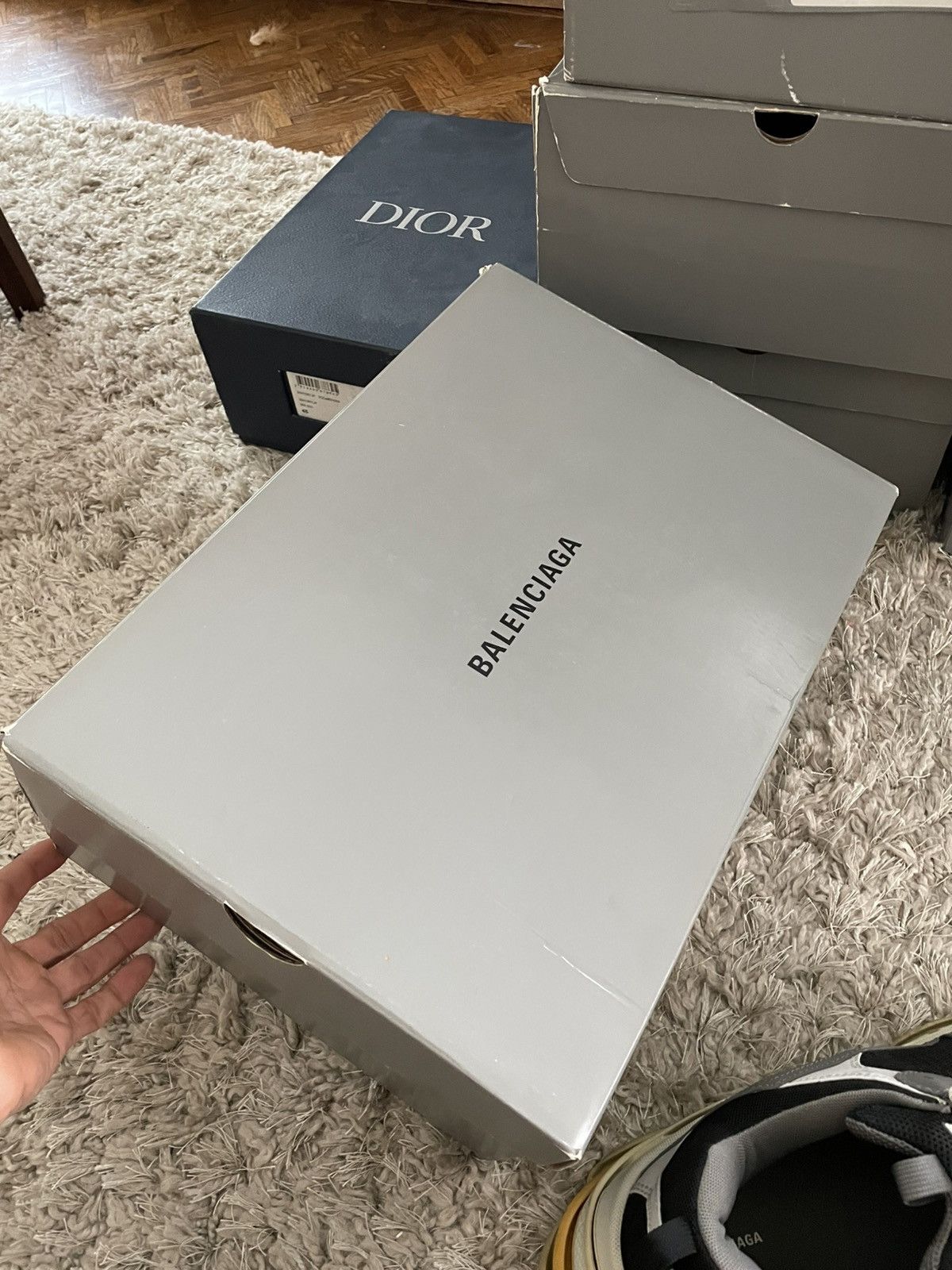 Balenciaga Balenciaga Triple S Grey/Yellow Size US 13 / EU 46 - 9 Thumbnail