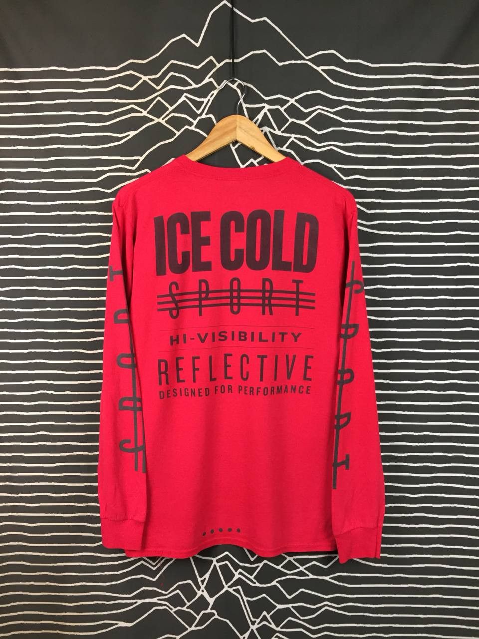 ICNY Vtg Ice Cold New York Hi-Vis Reflective Long Sleeve Tee Size US M / EU 48-50 / 2 - 2 Thumbnail