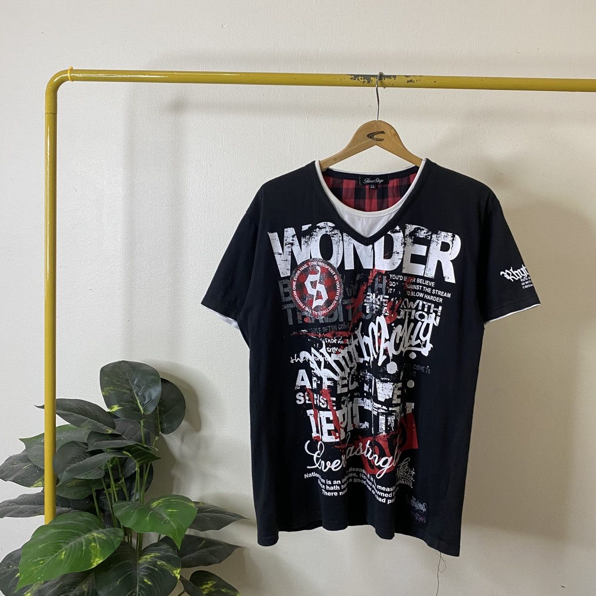 If Six Was Nine Timestep Seditionaries Poem Cyber Gothic Punk Double Layer T Size US L / EU 52-54 / 3 - 1 Thumbnail