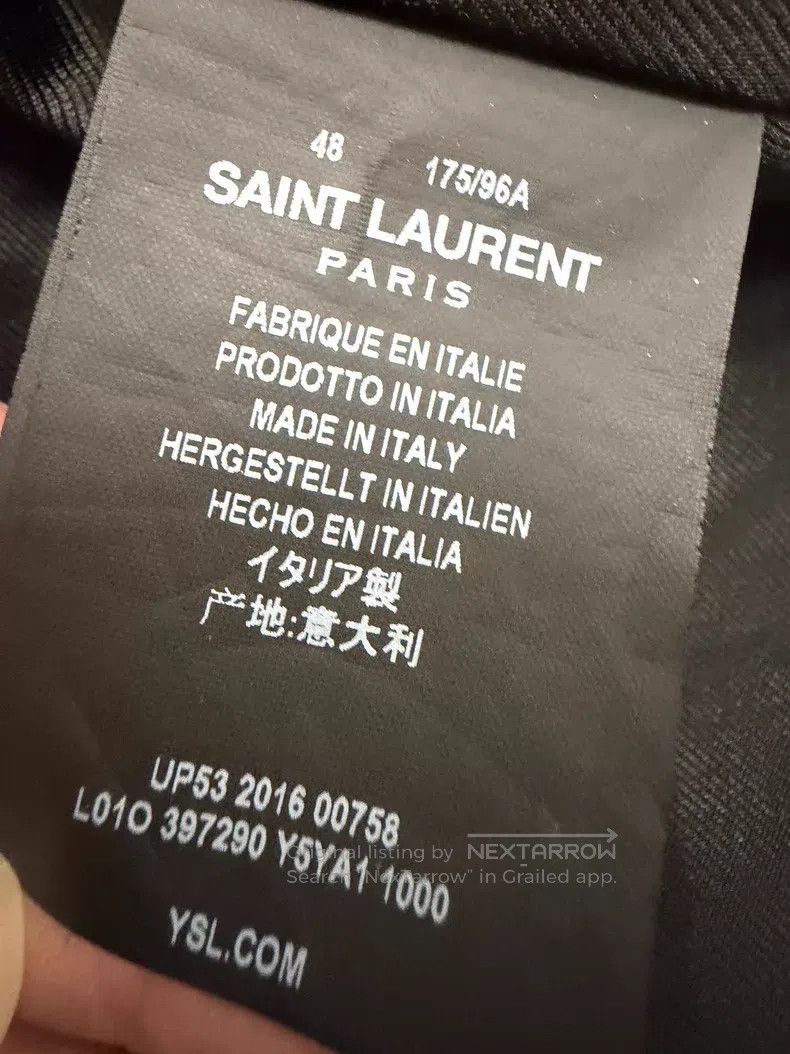 Saint Laurent Paris Saint Laurent Paris Biker Jacket i Size US M / EU 48-50 / 2 - 4 Thumbnail