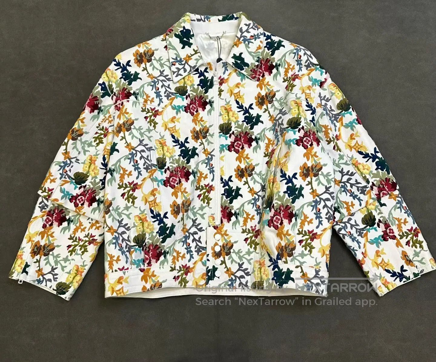 Louis Vuitton Louis Vuitton FW22 MTO Flocked Embroidery Jacket. Size US XL / EU 56 / 4 - 1 Thumbnail