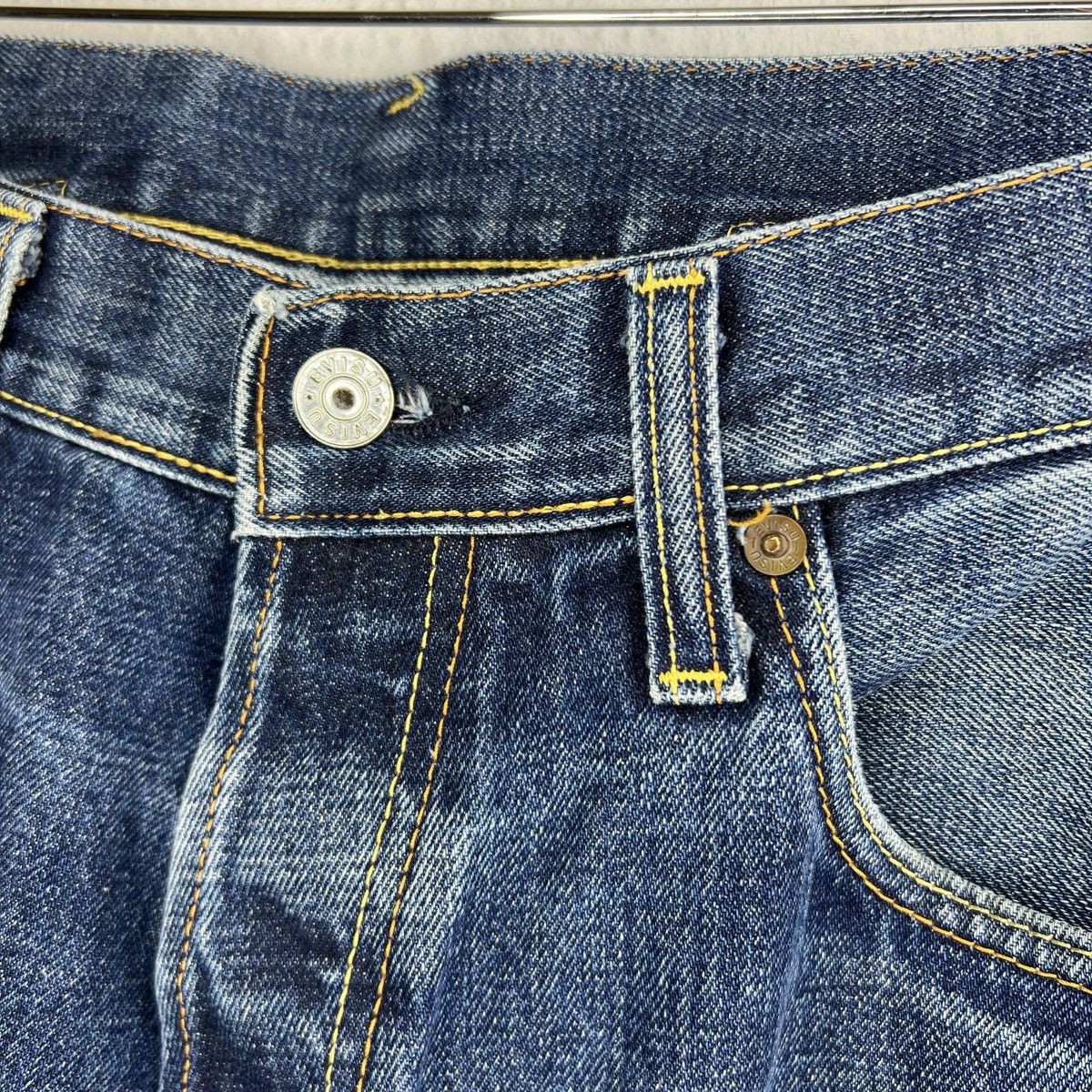 Evisu Evisu Denim Jeans Trousers Embroidered Seagull Logo Pants Size US 34 / EU 50 - 9 Thumbnail