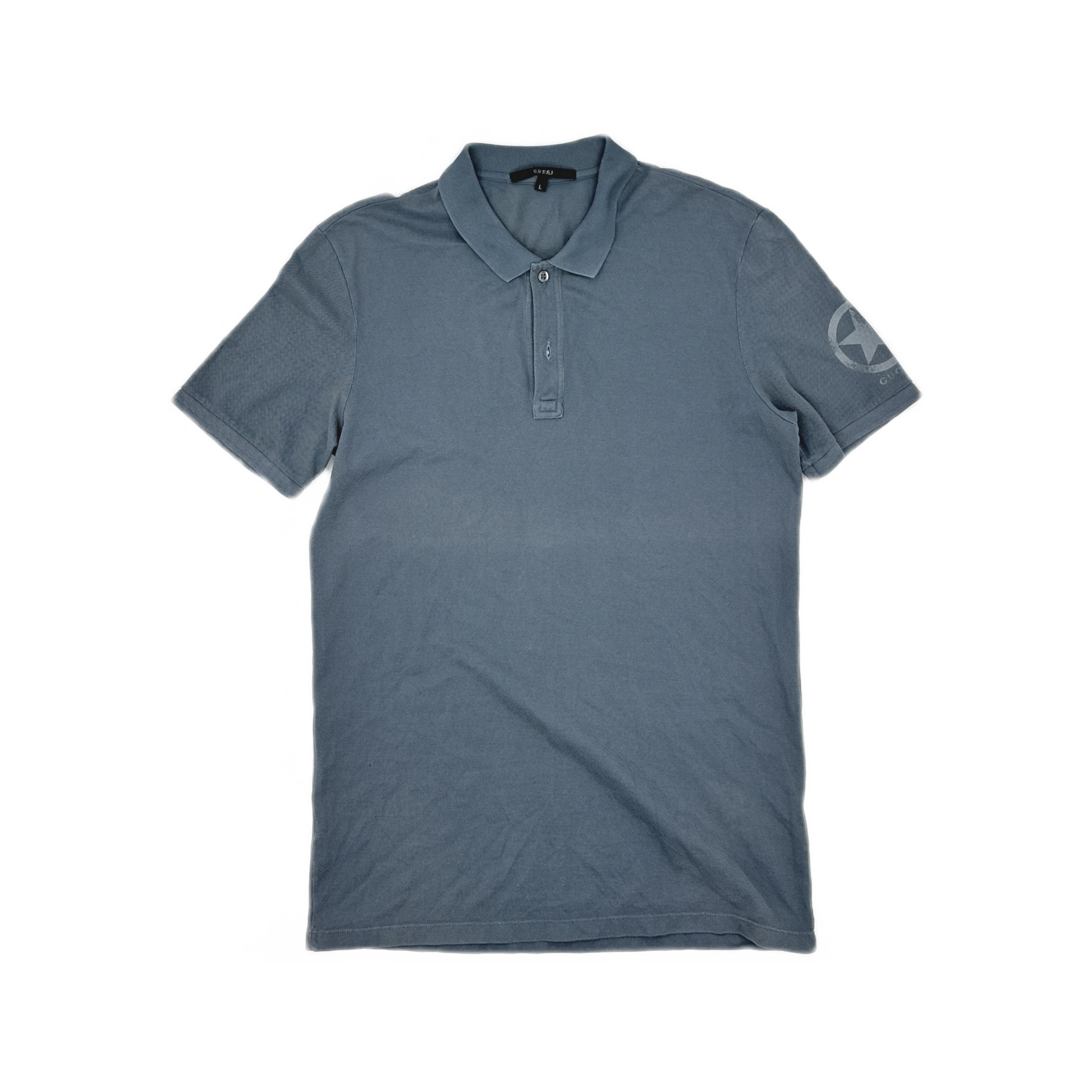 Gucci Gucci Star Logo Polo Shirt Size L Size US L / EU 52-54 / 3 - 1 Thumbnail