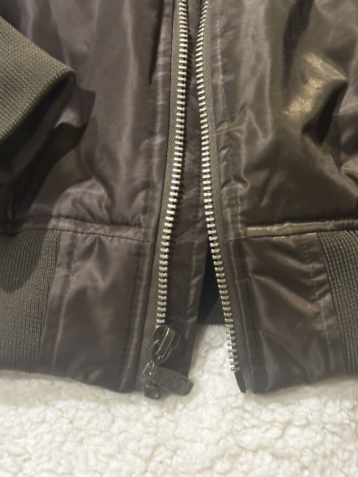 Other Khaki puffer bomber jacket0116 Size US L / EU 52-54 / 3 - 3 Thumbnail