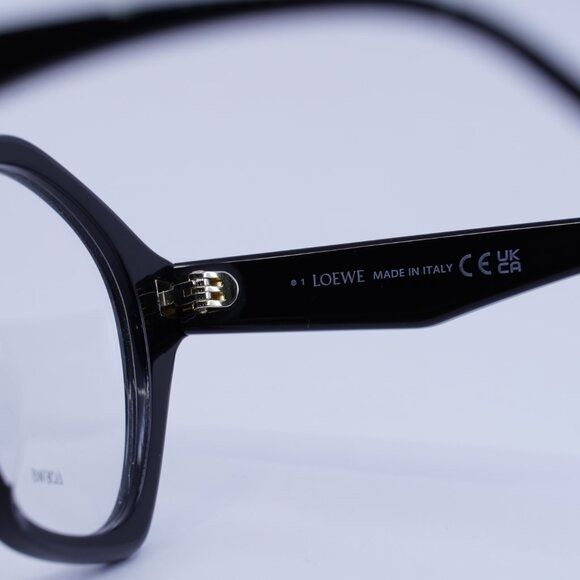 Loewe 🕶️ New Loewe LW50053F 001 Eyeglasses - Shiny Black Frame Size ONE SIZE - 7 Thumbnail