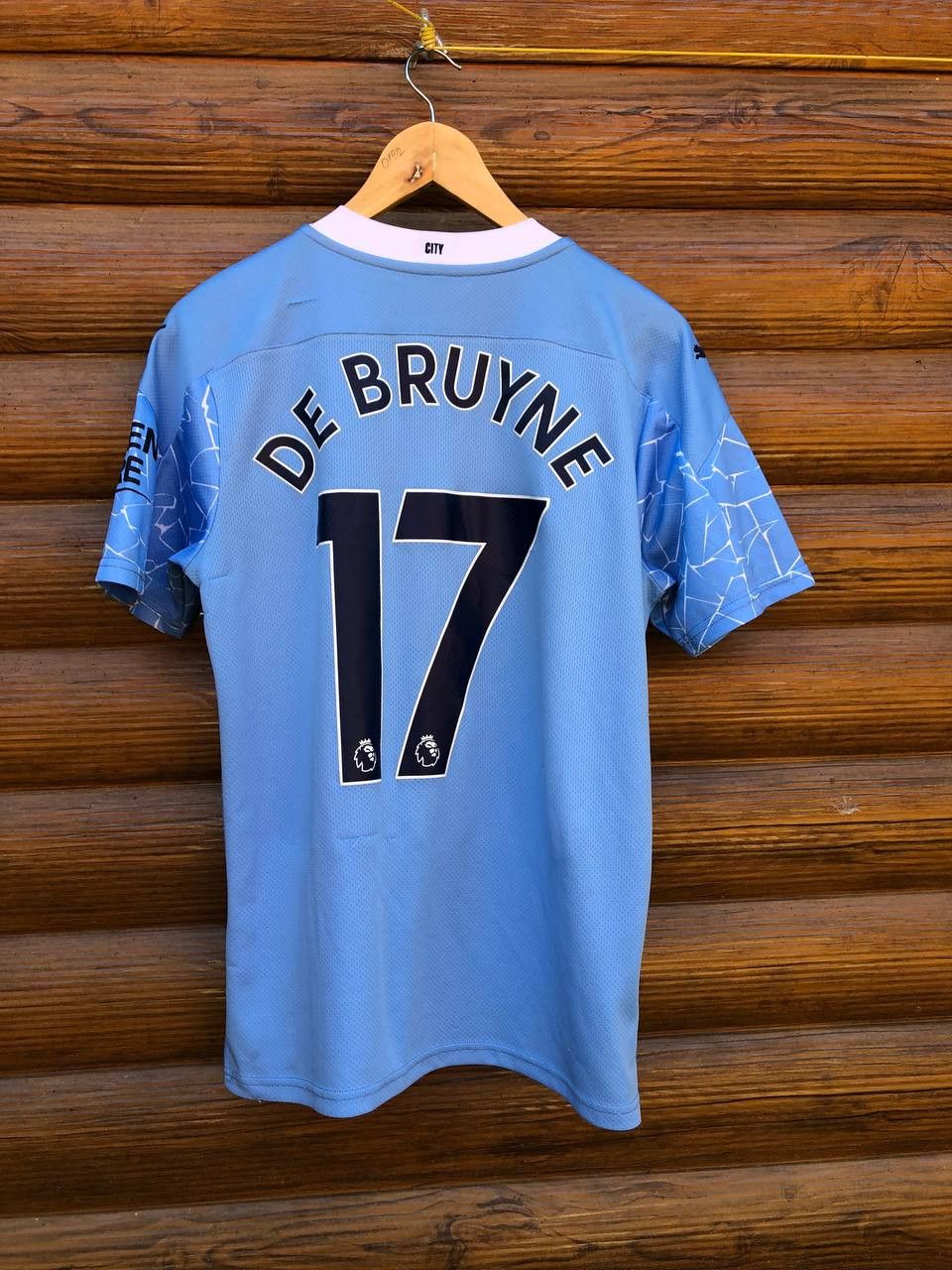 Puma Bruyne #17 Manchester City Football Shirt Soccer Jersey Puma Size US S / EU 44-46 / 1 - 1 Thumbnail