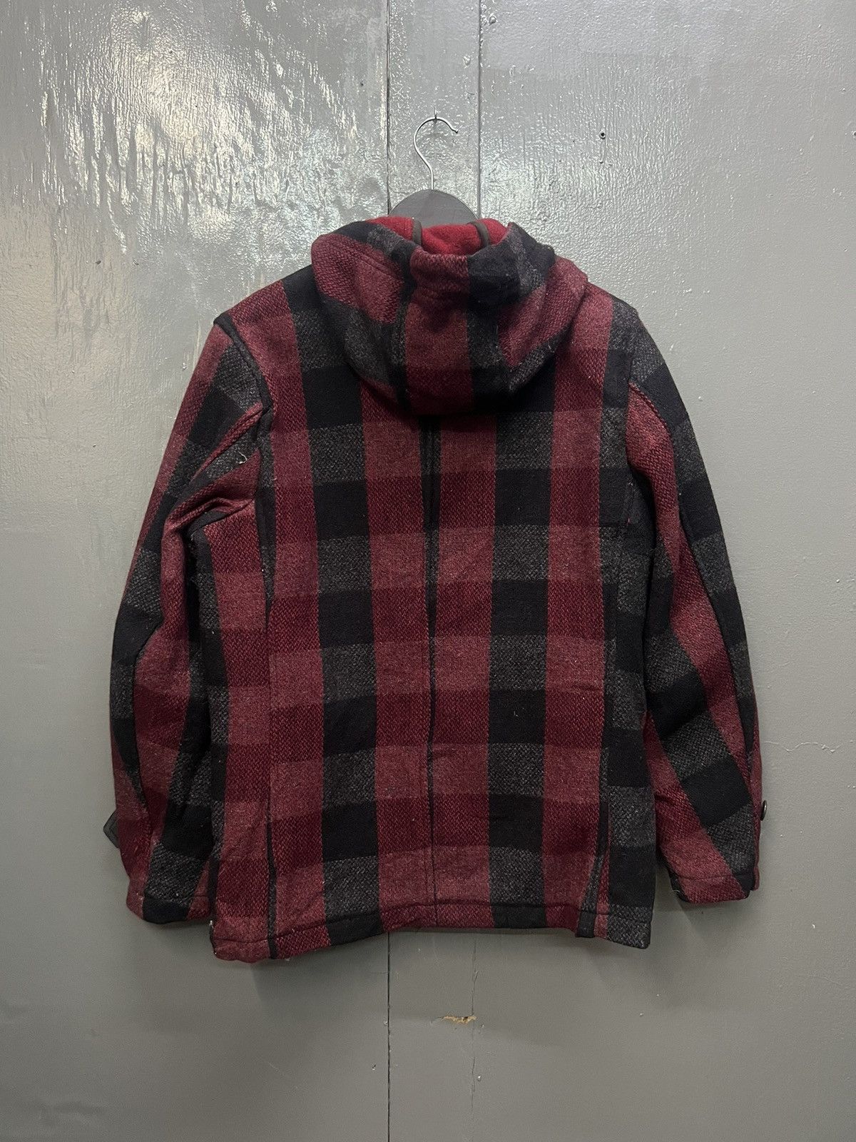 Japanese Brand Back Number Wool Plaid Jacket Size M / US 6-8 / IT 42-44 - 3 Thumbnail