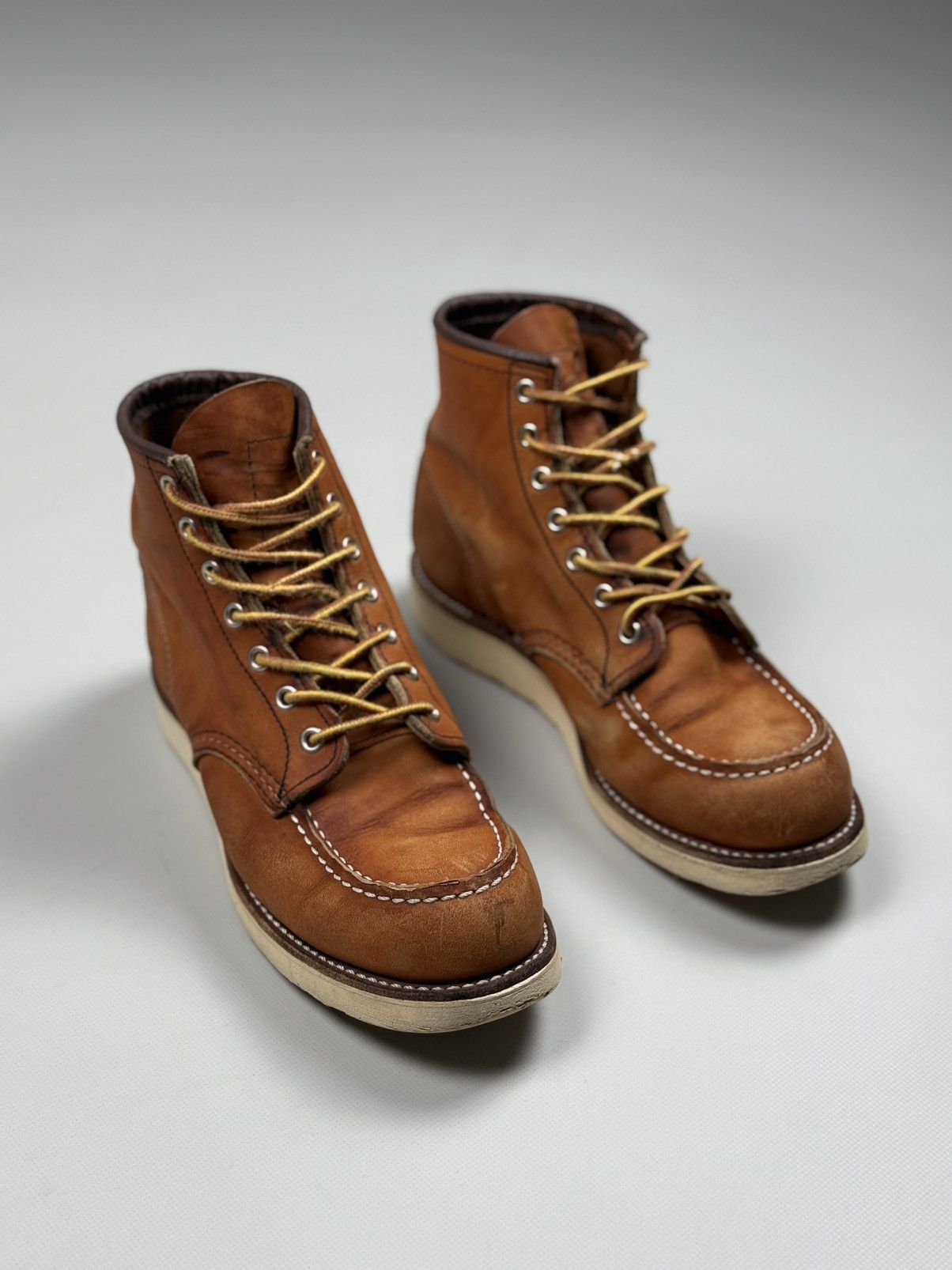 Red Wing Red Wing Shoes Vintage Leather Moc Toe Boots Size US 8.5 Size US 8.5 / EU 41-42 - 3 Thumbnail