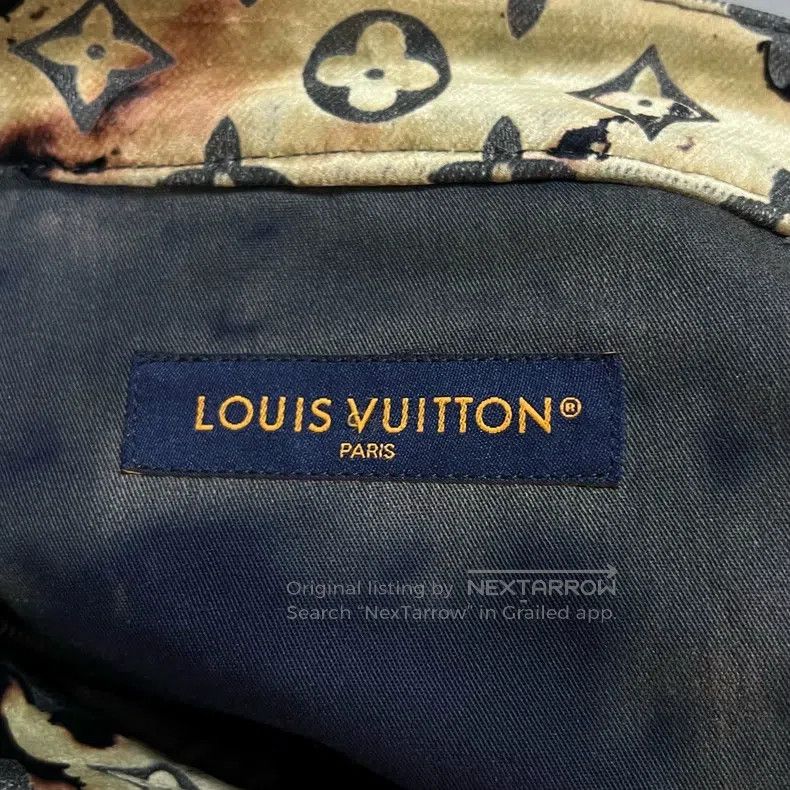 Louis Vuitton Louis Vuitton SS24 Faded Fire Cloud Pattern Loose Jeans Size US 36 / EU 52 - 5 Thumbnail