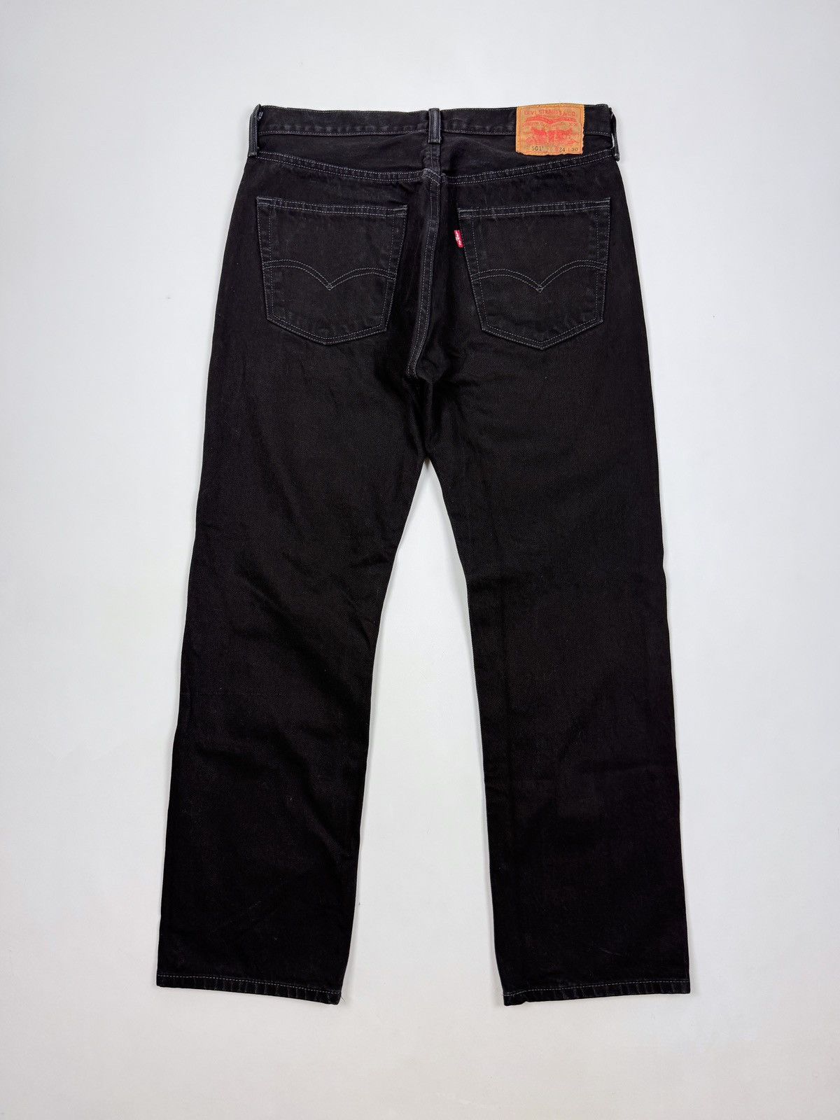 Levi's Levi’s 501 Straight Fit Black Denim Jeans 34X30 Size US 34 / EU 50 - 1 Thumbnail