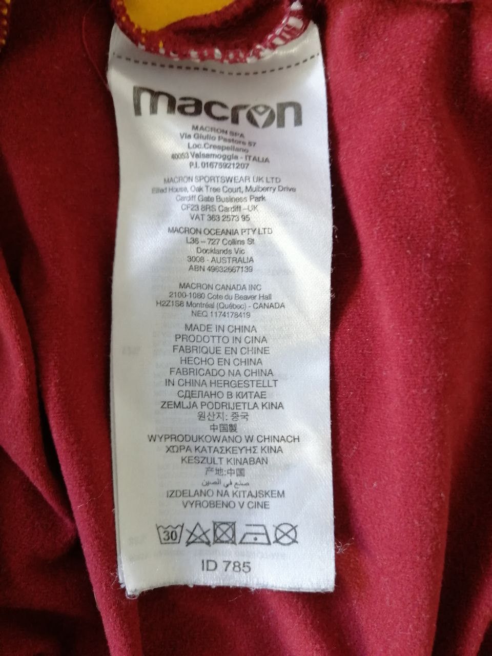 Macron Macron Bradford City 1/4 Zip Sweatshirt Size S Size US S / EU 44-46 / 1 - 7 Thumbnail
