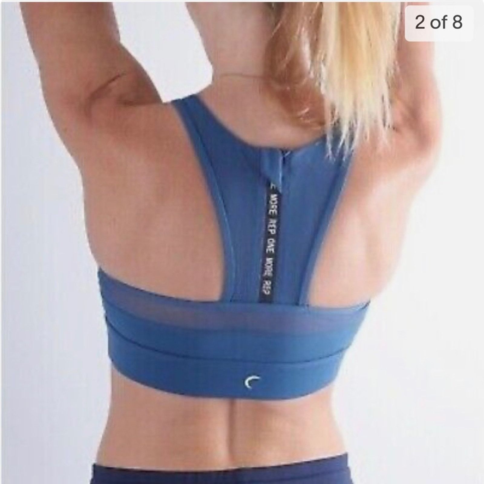 Other Zyia Active All Star Bra Teal Blue athletic sports bra sz M Size ONE SIZE - 7 Thumbnail