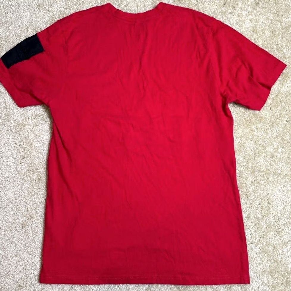 Southpole Southpole Pitcrew Racing Graphic Shirt Men XL Red MFG Stripe Logo Tee Size US XL / EU 56 / 4 - 2 Thumbnail