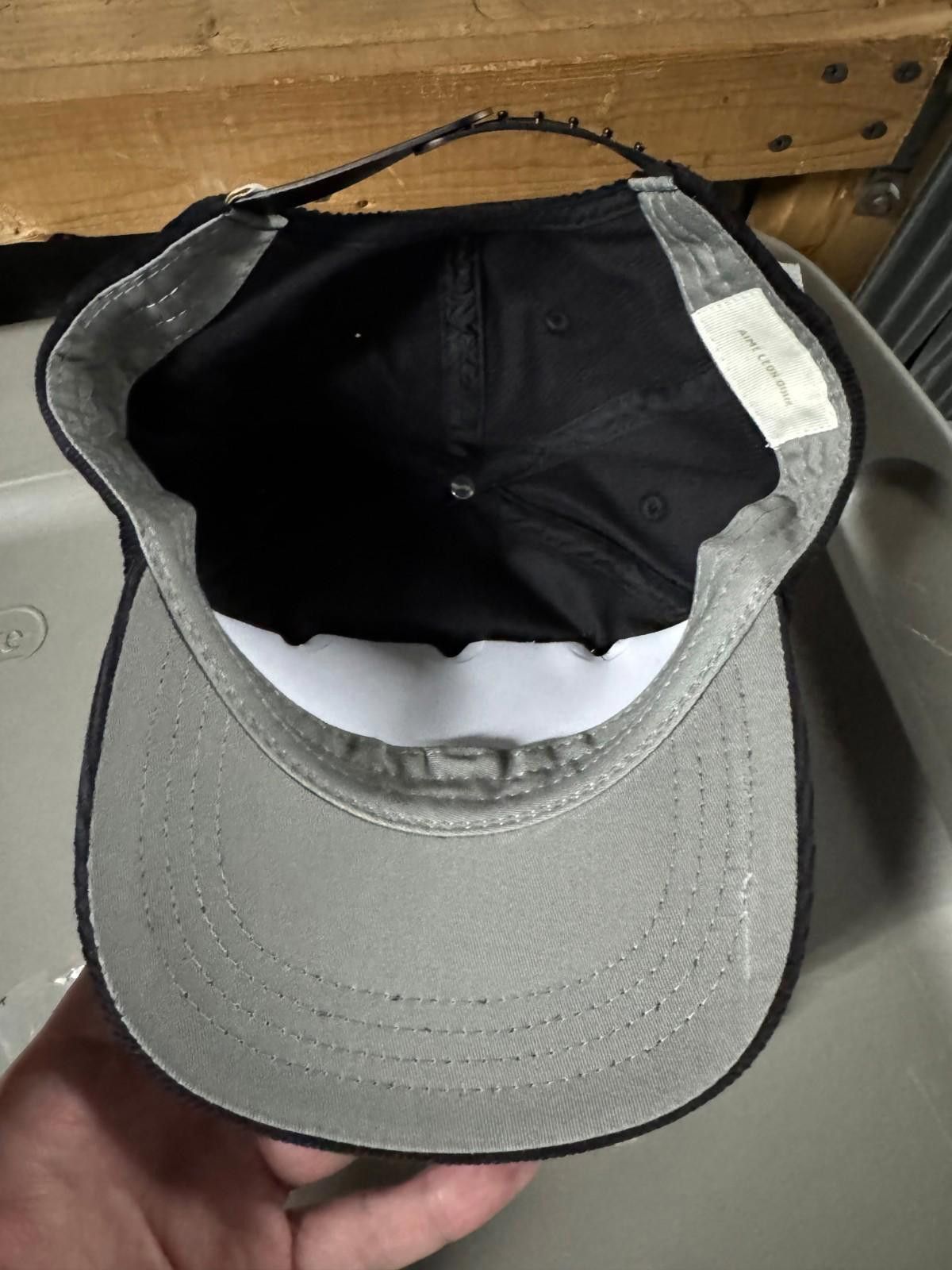 Aime Leon Dore Aime Leon Dore Chainstitch Corduroy 60s Logo Cap Hat Black Size ONE SIZE - 4 Thumbnail