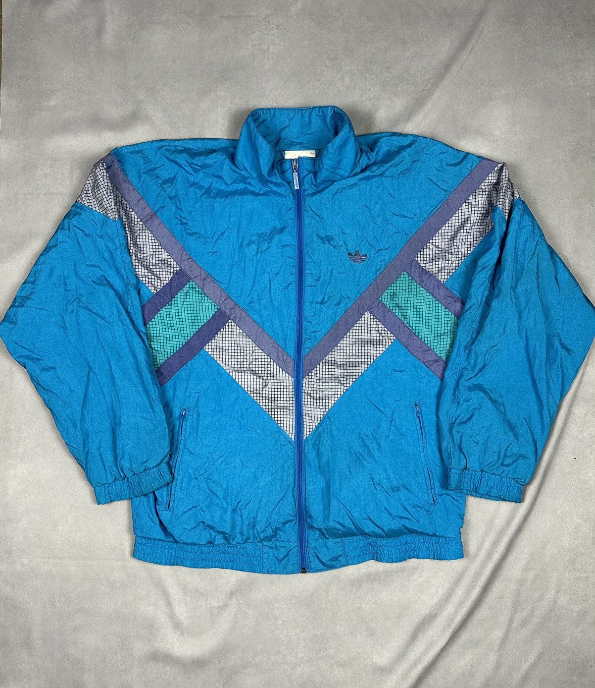 Adidas × Vintage Vintage 90s Adidas Nylon Jacket M Size US M / EU 48-50 / 2 - 1 Thumbnail