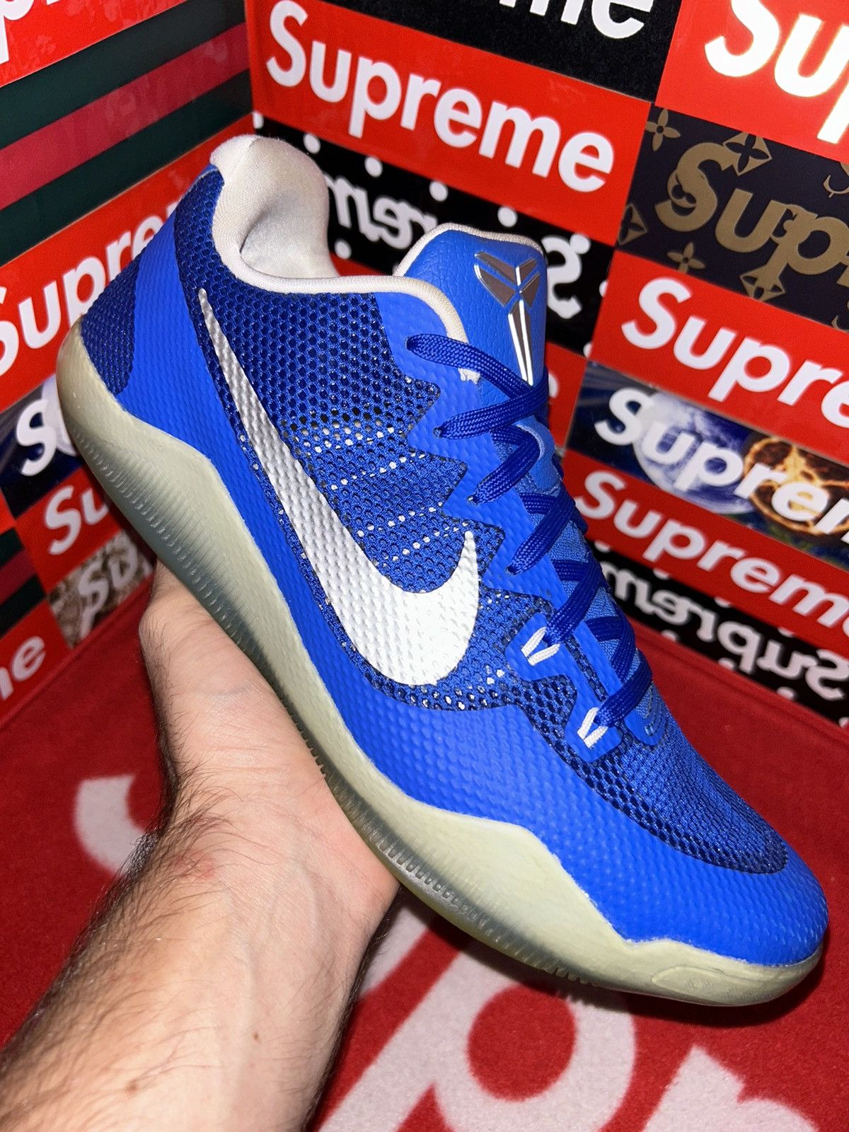 Nike Nike Kobe 11 Team Bank Game Royal 856485-441 size 12 Size US 12 / EU 45 - 9 Thumbnail