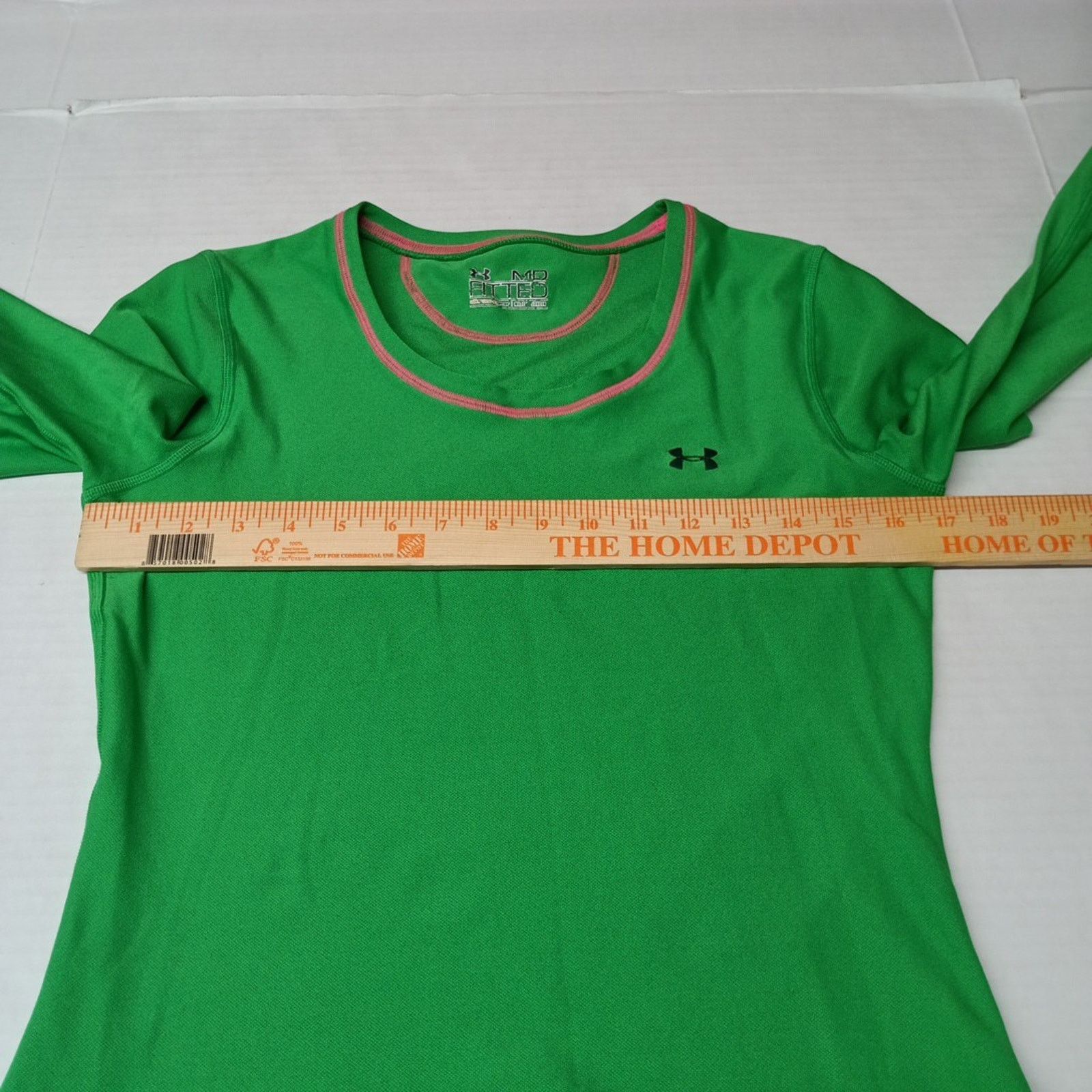 Under Armour Under Armour Shirt Women's M Green Fitted All Season Gear Size M / US 6-8 / IT 42-44 - 6 Thumbnail