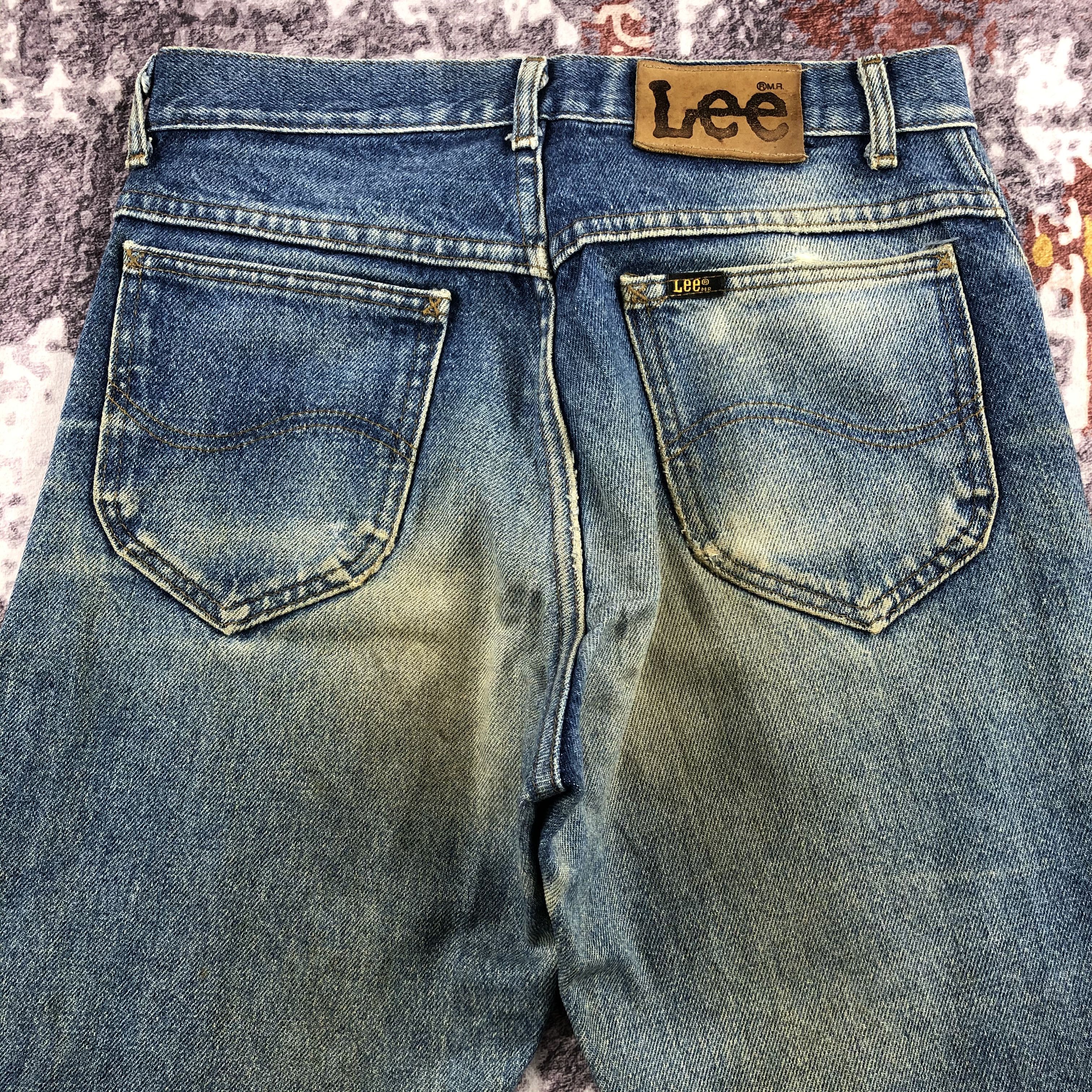 Lee × Vintage 90s Vintage Ripped Lee Jeans-JM2115 Size US 28 / EU 44 - 4 Thumbnail