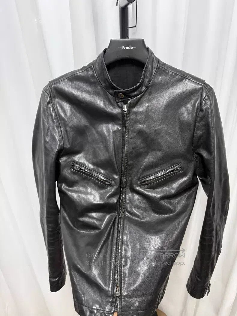 Helmut Lang HELMUT LANG Reverse八字 Zipper Biker Jacket Size US S / EU 44-46 / 1 - 4 Thumbnail