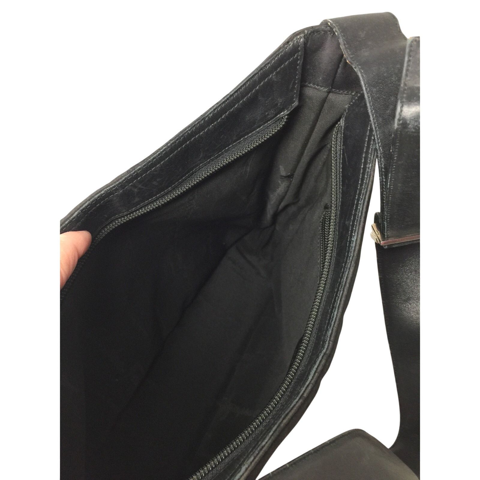 Salvatore Ferragamo Salvatore Ferragamo Black Nylon Shoulder Bag Size ONE SIZE - 14 Thumbnail
