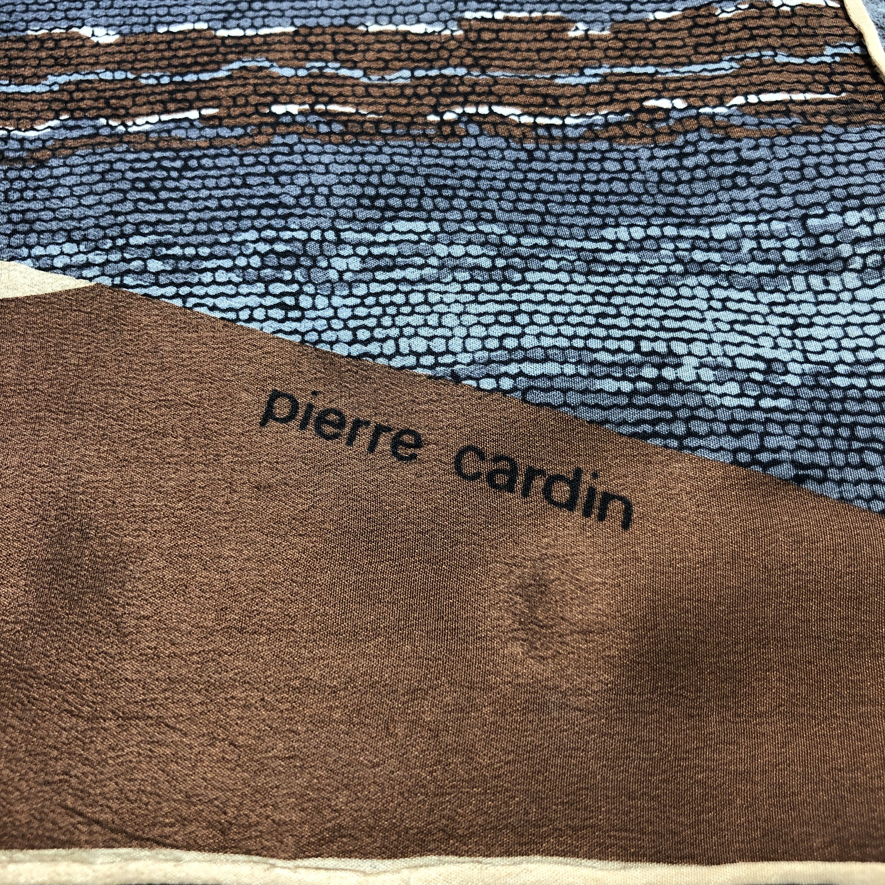 Pierre Cardin Pierre Cardin Abstract Silk Scarf M1215 Size ONE SIZE - 4 Thumbnail