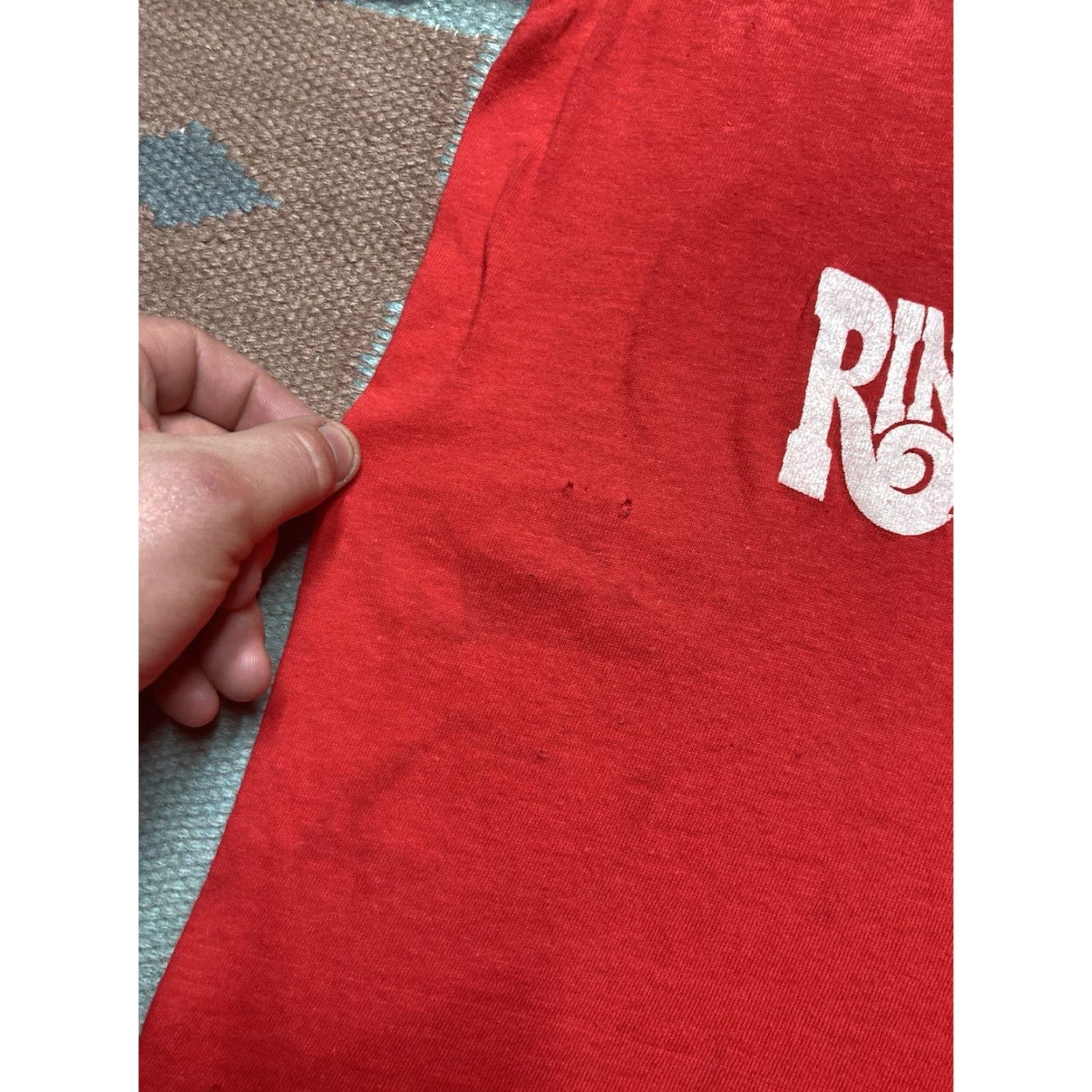 Hanes VINTAGE 70s Hanes T-Shirt Ringling Bros Barnum Bailey Coke Adds Life Red Medium Mens Shirt Vintage 70s 90s Theme Size US M / EU 48-50 / 2 - 6 Thumbnail