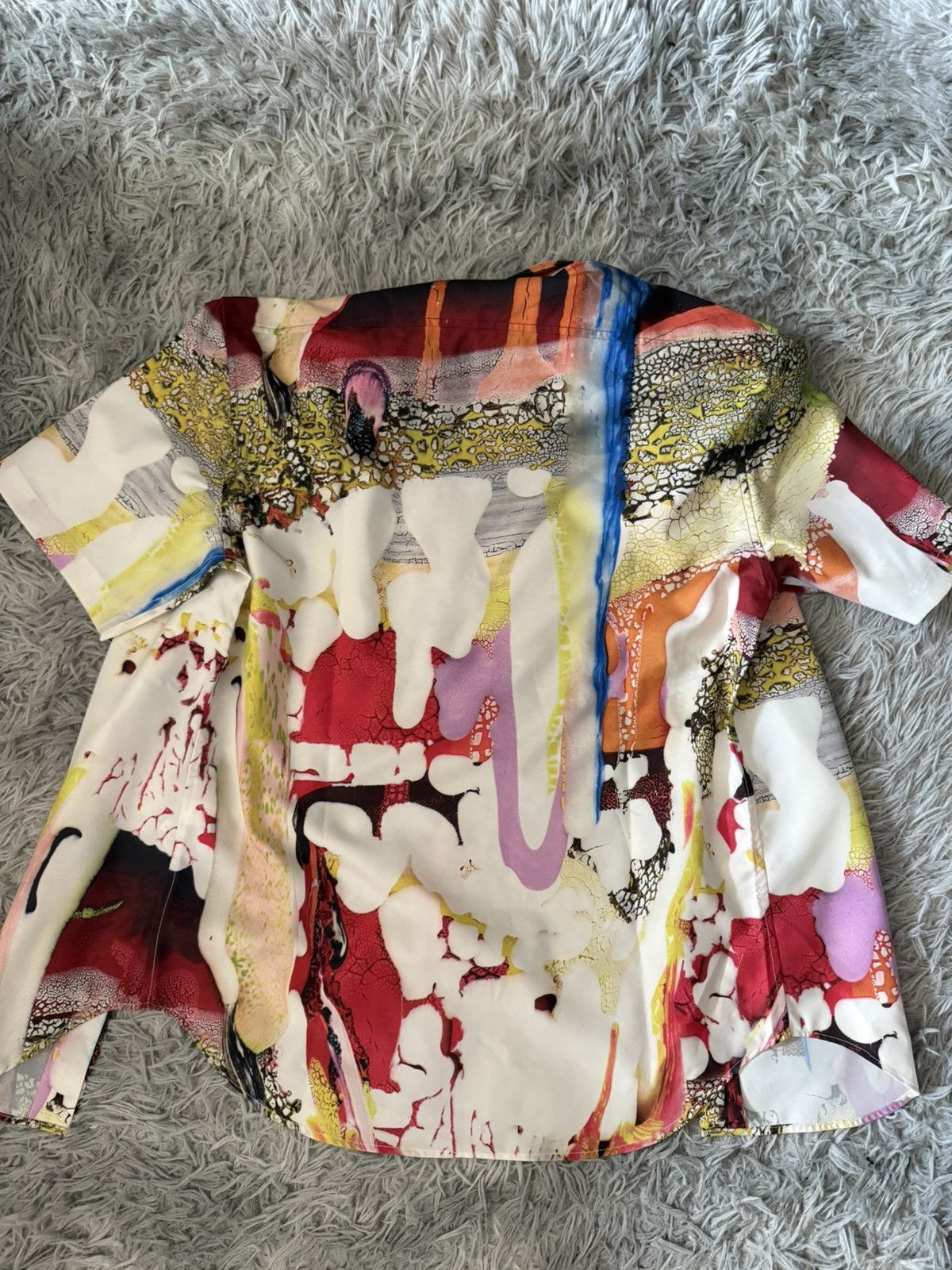 Berluti Brian Rochefort Printed Silk Shirt