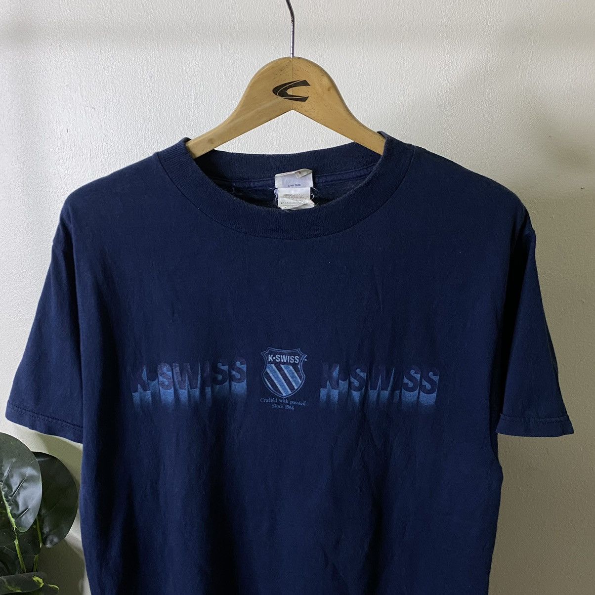 K-Swiss Vintage 1990s K Swiss American Tennis Brand Tee Size US M / EU 48-50 / 2 - 2 Thumbnail