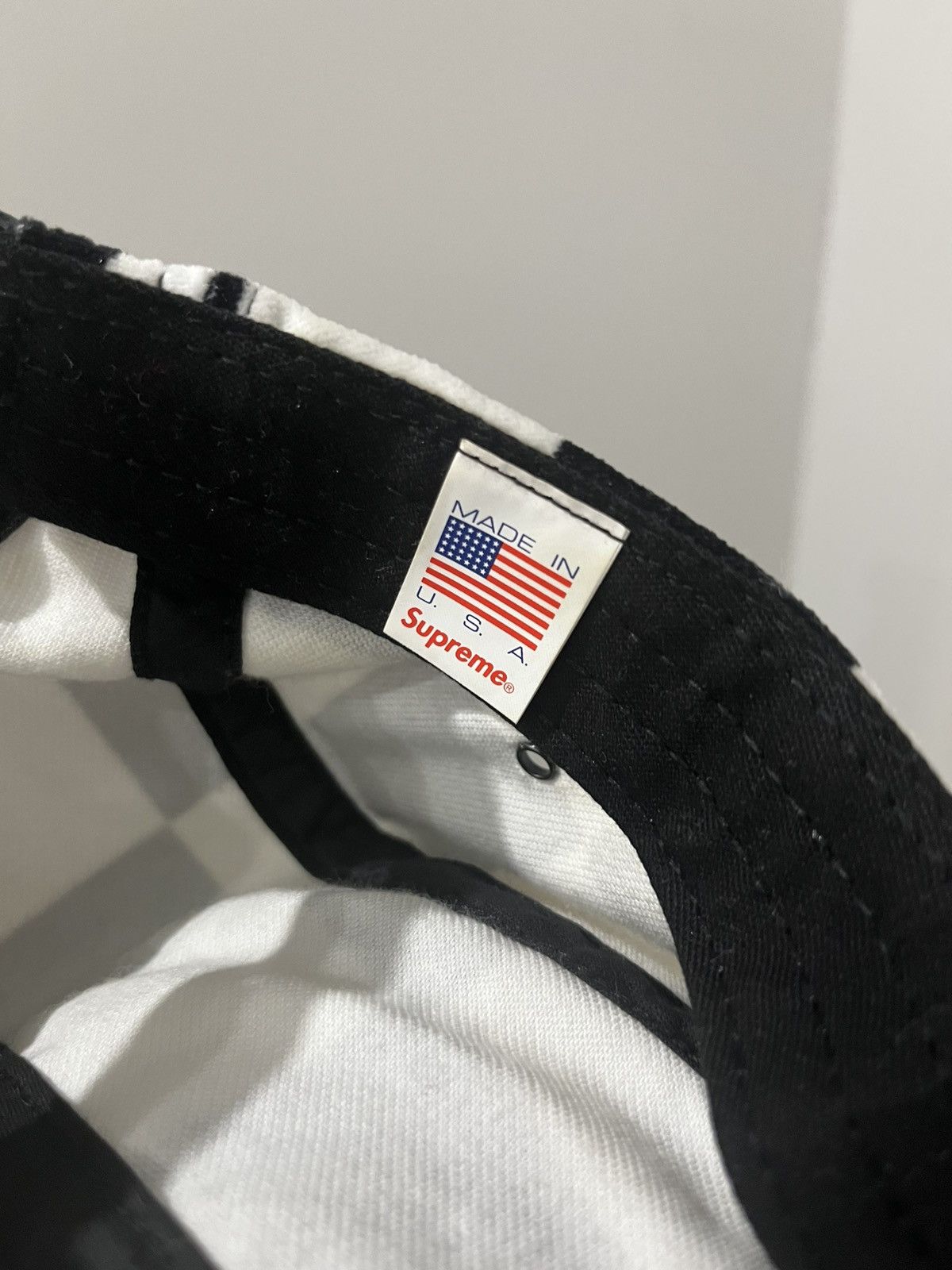 Supreme AW2020 Supreme Velour Checkered Cap Size ONE SIZE - 6 Thumbnail
