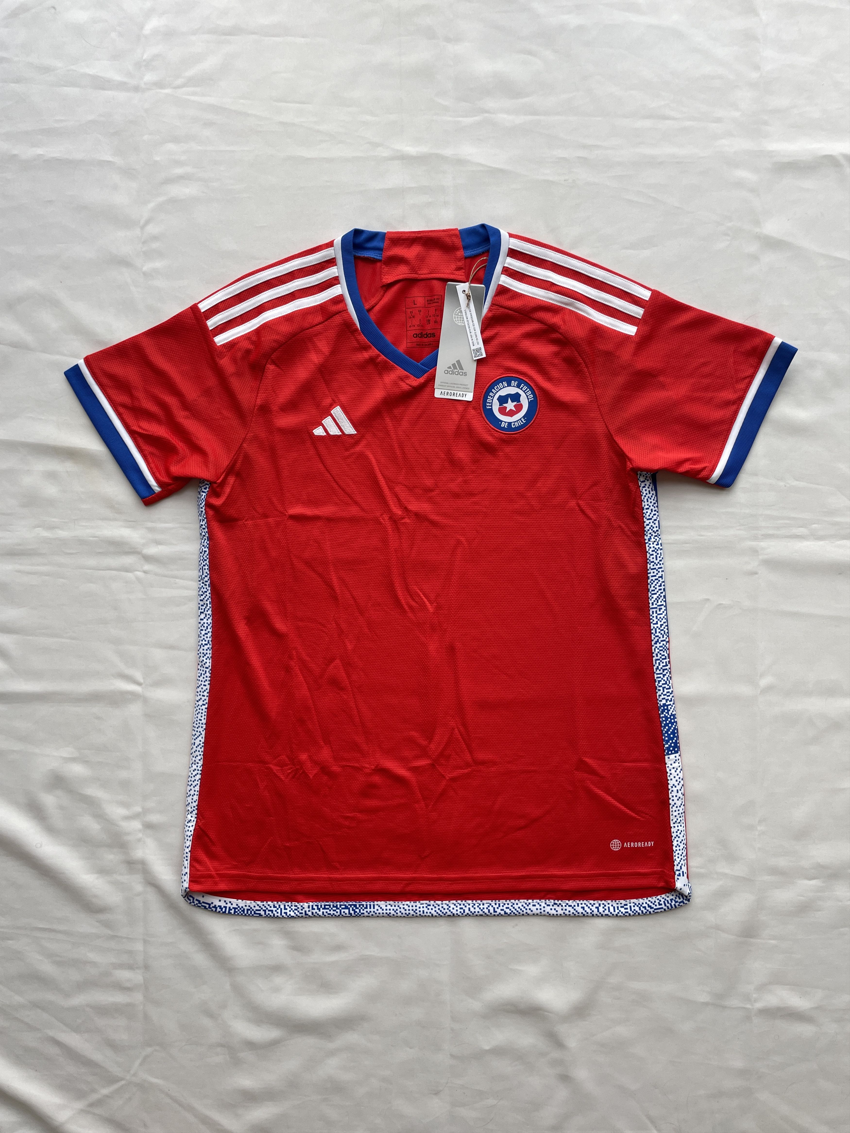 Adidas BNWT Adidas ANFP Chile 2022 Home Womens Soccer Jersey Size L / US 10 / IT 46 - 1 Thumbnail