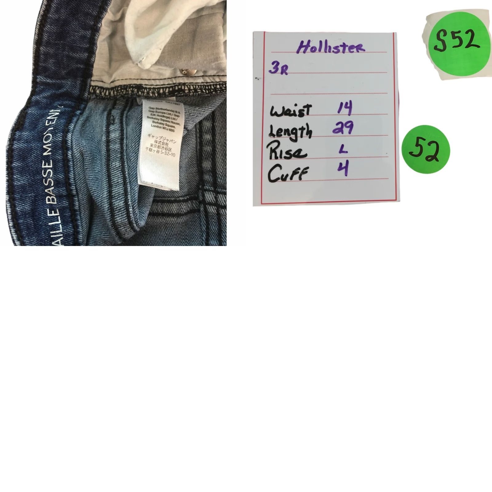 Gap Gap Denim Jeans Skinny Mid Rise Blue 8/29S 28x29 Gap 1969 Women Casual Solid Denim Blue Jeans Size 8/29S 28x29 Size 30" / US 8 / IT 44 - 8 Thumbnail
