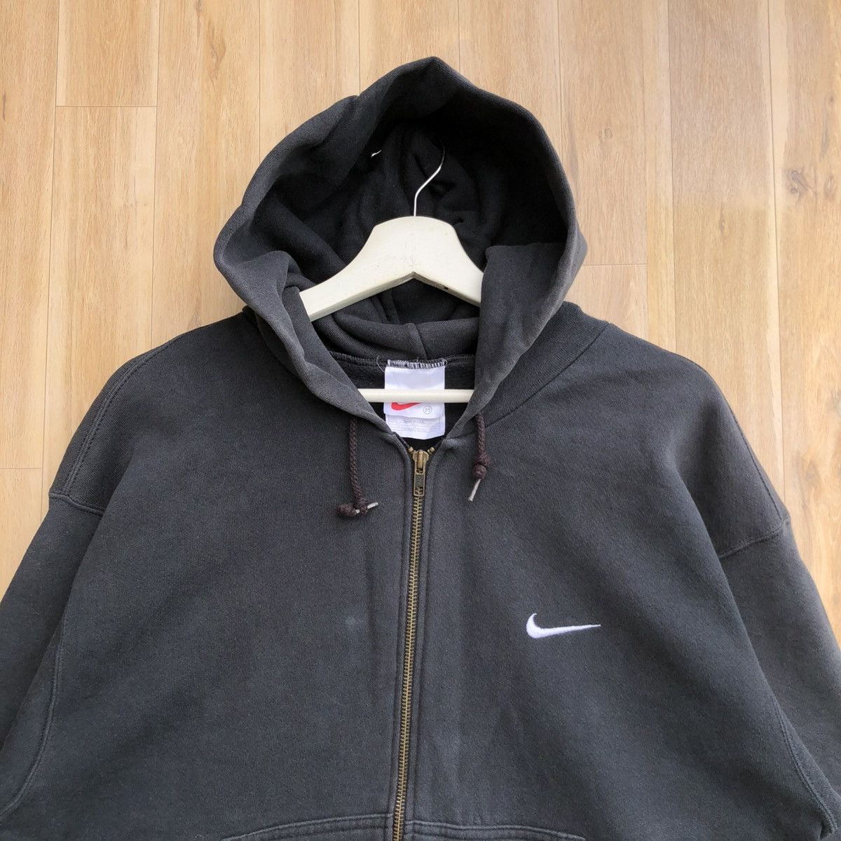 Nike × Vintage Vintage Nike Swoosh Sportswear Hoodie Pullover Size US M / EU 48-50 / 2 - 3 Thumbnail