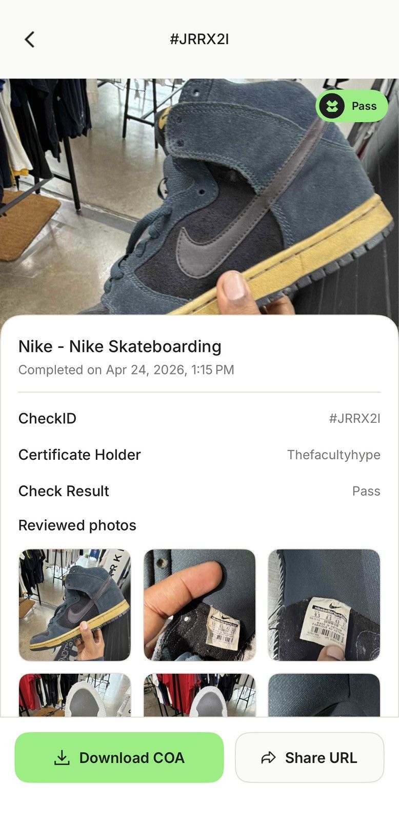 Nike Nike SB Dunk High Classic Charcoal Tar Size 9.5 (2012) Size US 9.5 / EU 42-43 - 11 Thumbnail
