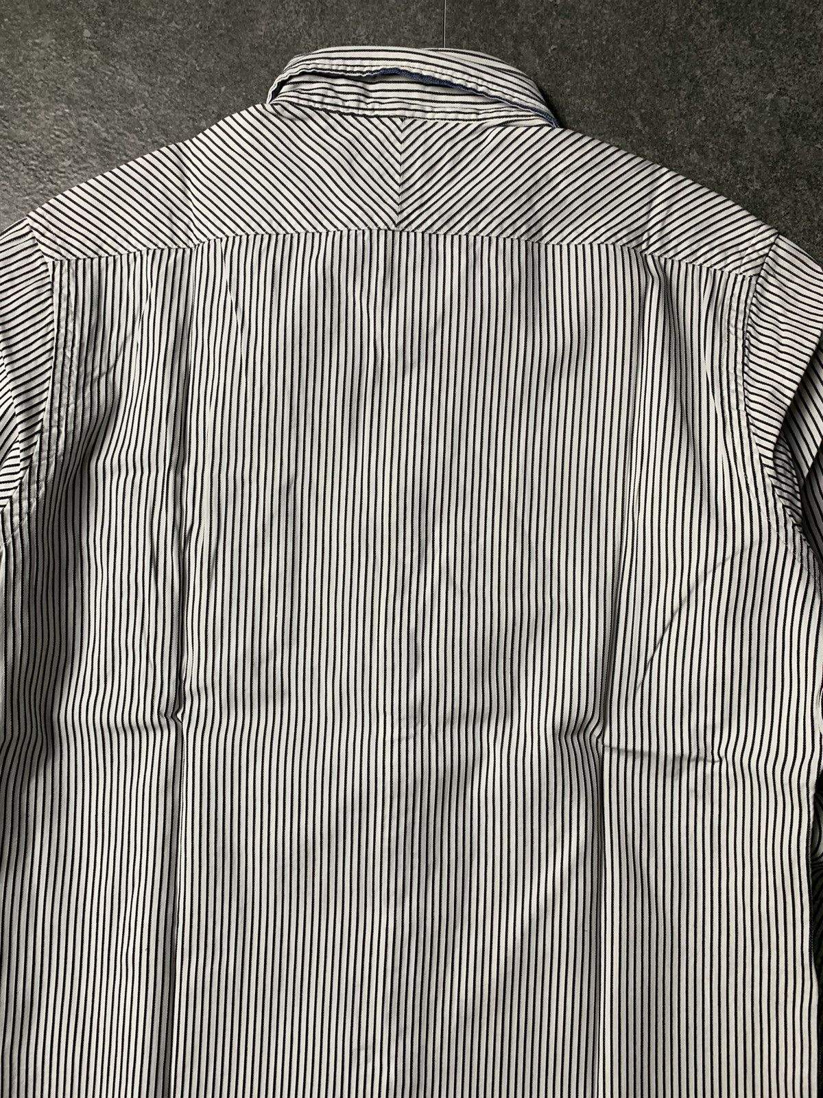 Beams Plus 2000s Japanese Brand Beams Heart Stripe Shirt Size US M / EU 48-50 / 2 - 10 Thumbnail