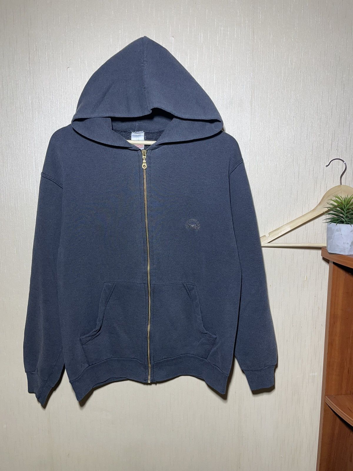 Fruit Of The Loom × Vintage Fruit of the loom basic vintage y2k hoodie Size US M / EU 48-50 / 2 - 1 Thumbnail