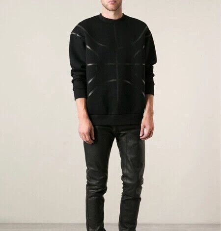 Givenchy Givenchy Space Cotton Striped Crew OS M Runway New Size US M / EU 48-50 / 2 - 2 Thumbnail