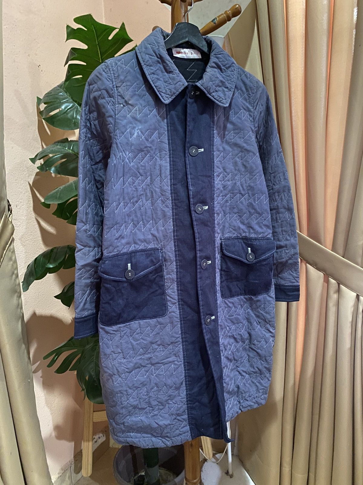 Japanese Brand VINTAGE MINT DESIGN QUILTED JACKET Size US S / EU 44-46 / 1 - 2 Thumbnail