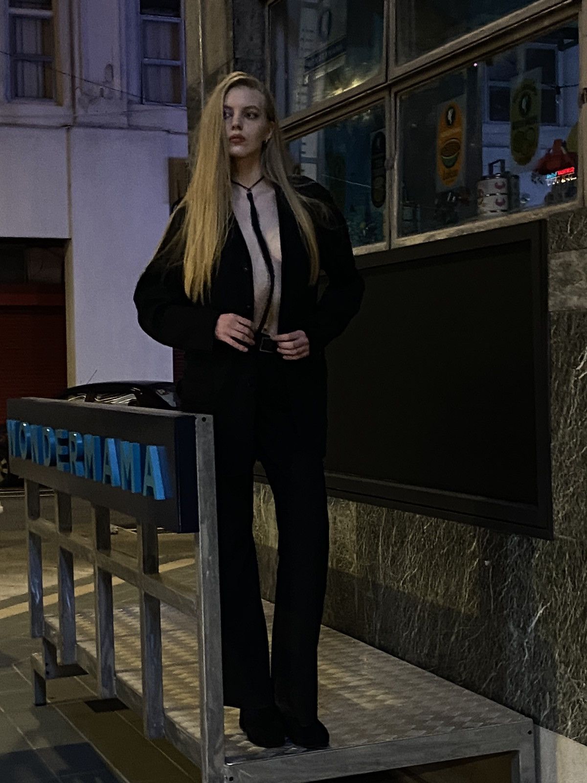 Jean Paul Gaultier SS1994 Jean paul gaultier Les Tatouges Net Tie Blazer Size XL / US 12-14 / IT 48-50 - 2 Thumbnail