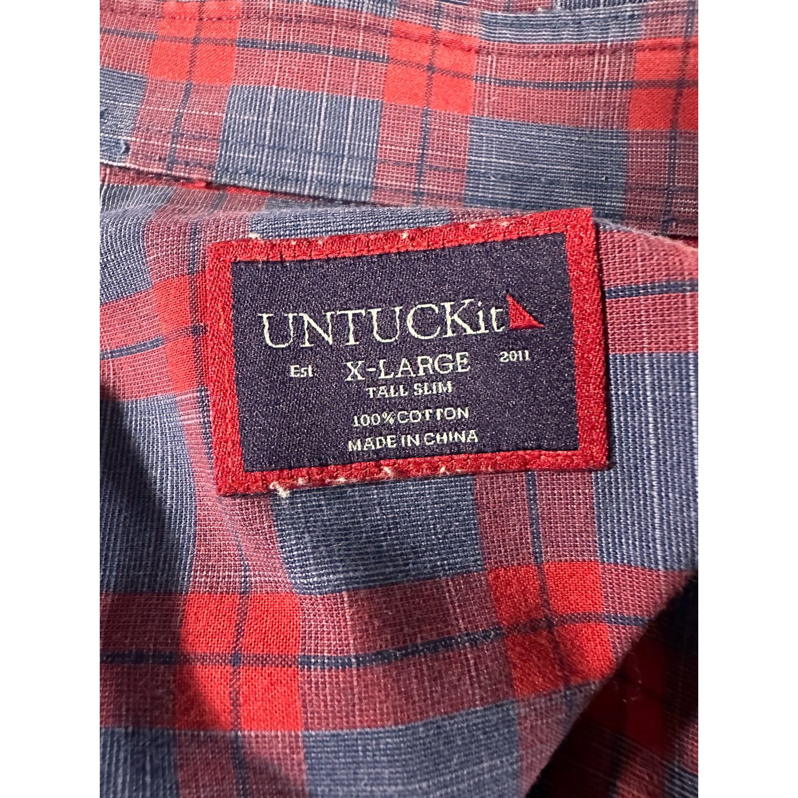 UNTUCKit Untuckit Men's Wrinkle-Free Carmenet Shirt Long Sleeve XL Size US XL / EU 56 / 4 - 6 Thumbnail